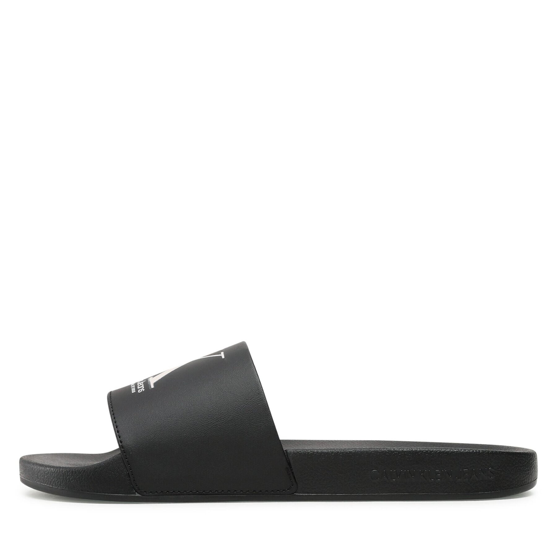 Calvin Klein Jeans Nazouváky Slide Oversized Brand YM0YM00662 Černá - Pepit.cz