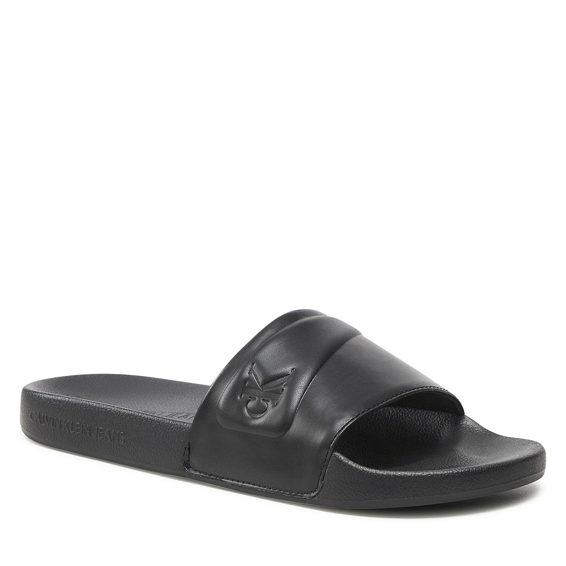 Calvin Klein Jeans Nazouváky Slide Padded Monogram YM0YM00531 Černá - Pepit.cz