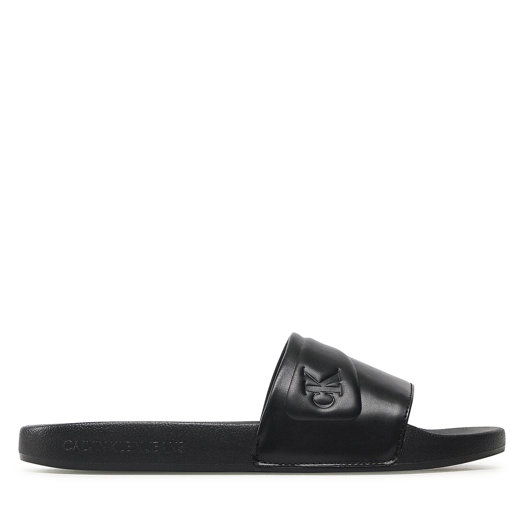 Calvin Klein Jeans Nazouváky Slide Padded Monogram YM0YM00531 Černá - Pepit.cz