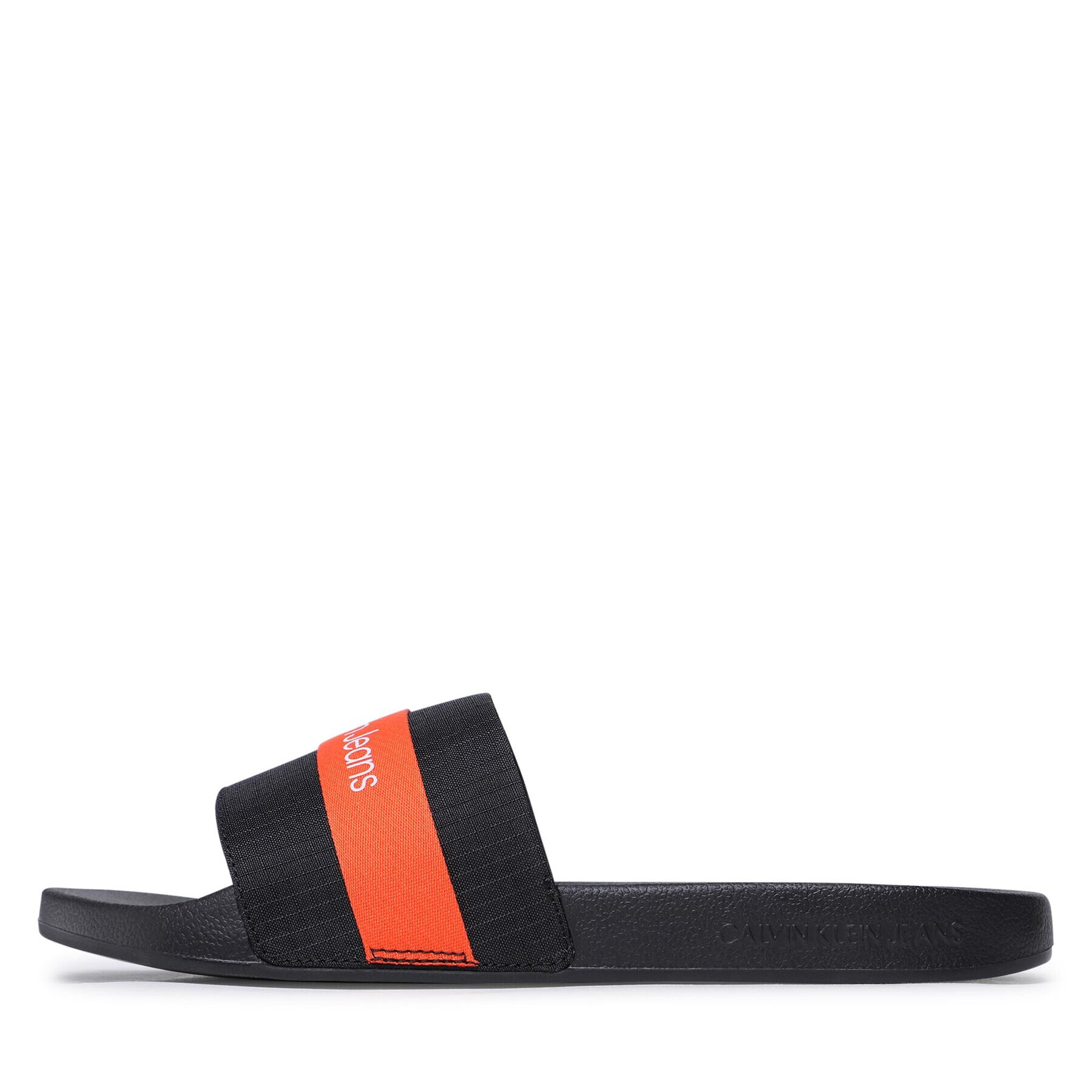 Calvin Klein Jeans Nazouváky Slide Webbing YM0YM00663 Černá - Pepit.cz