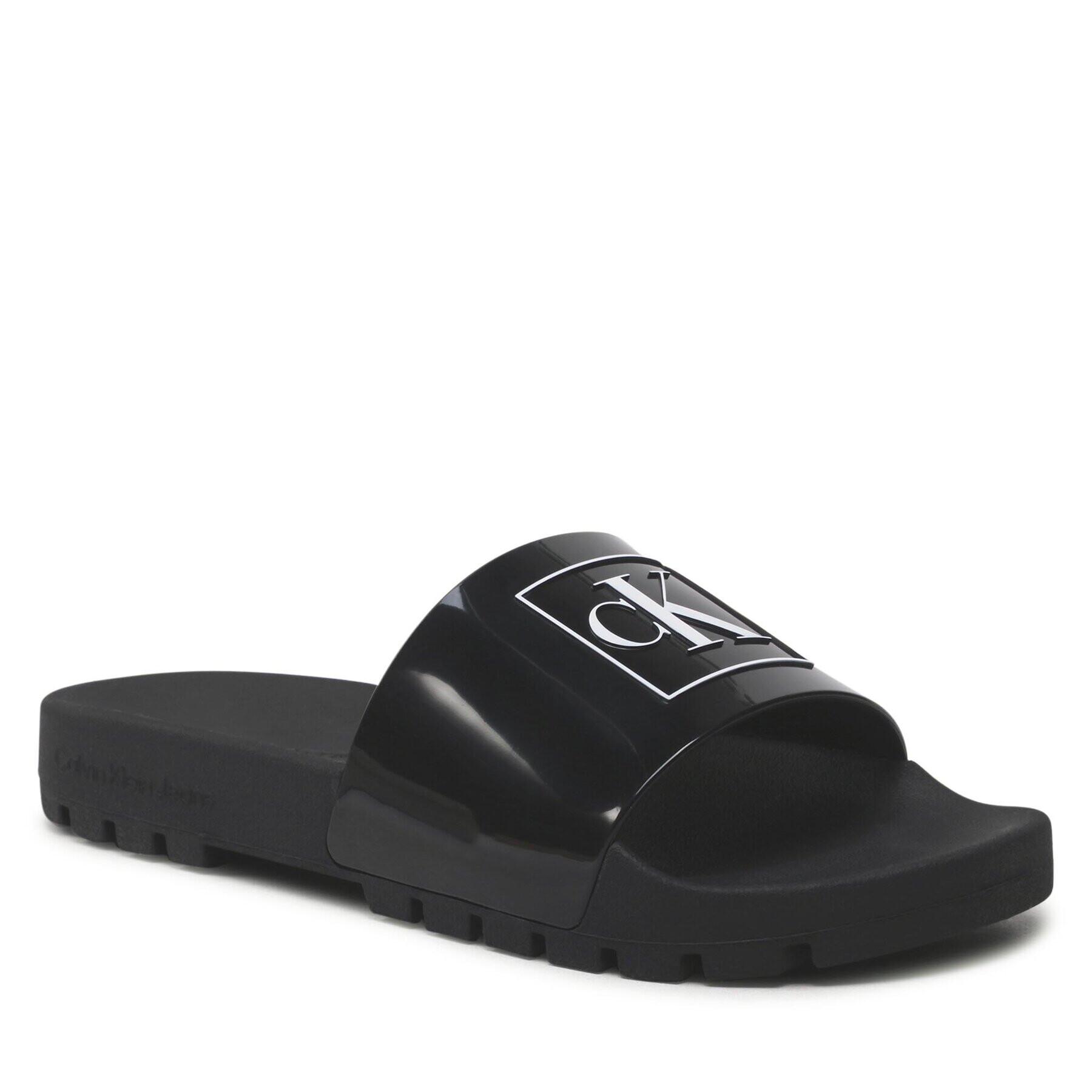 Calvin Klein Jeans Nazouváky Truck Slide Monogram Rubber W YW0YW00893 Černá - Pepit.cz