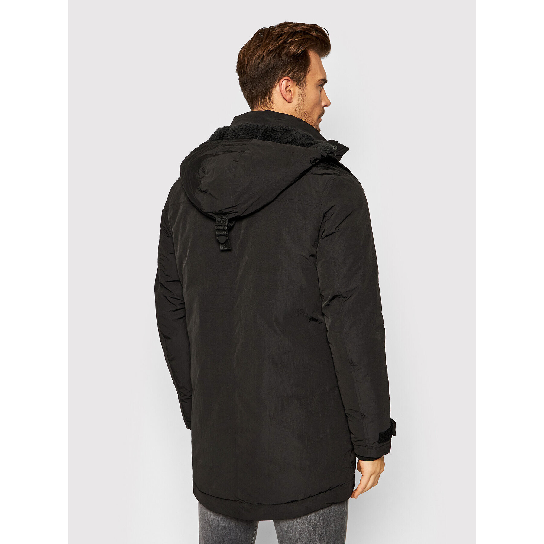 Calvin Klein Jeans Parka J30J318651 Černá Relaxed Fit - Pepit.cz