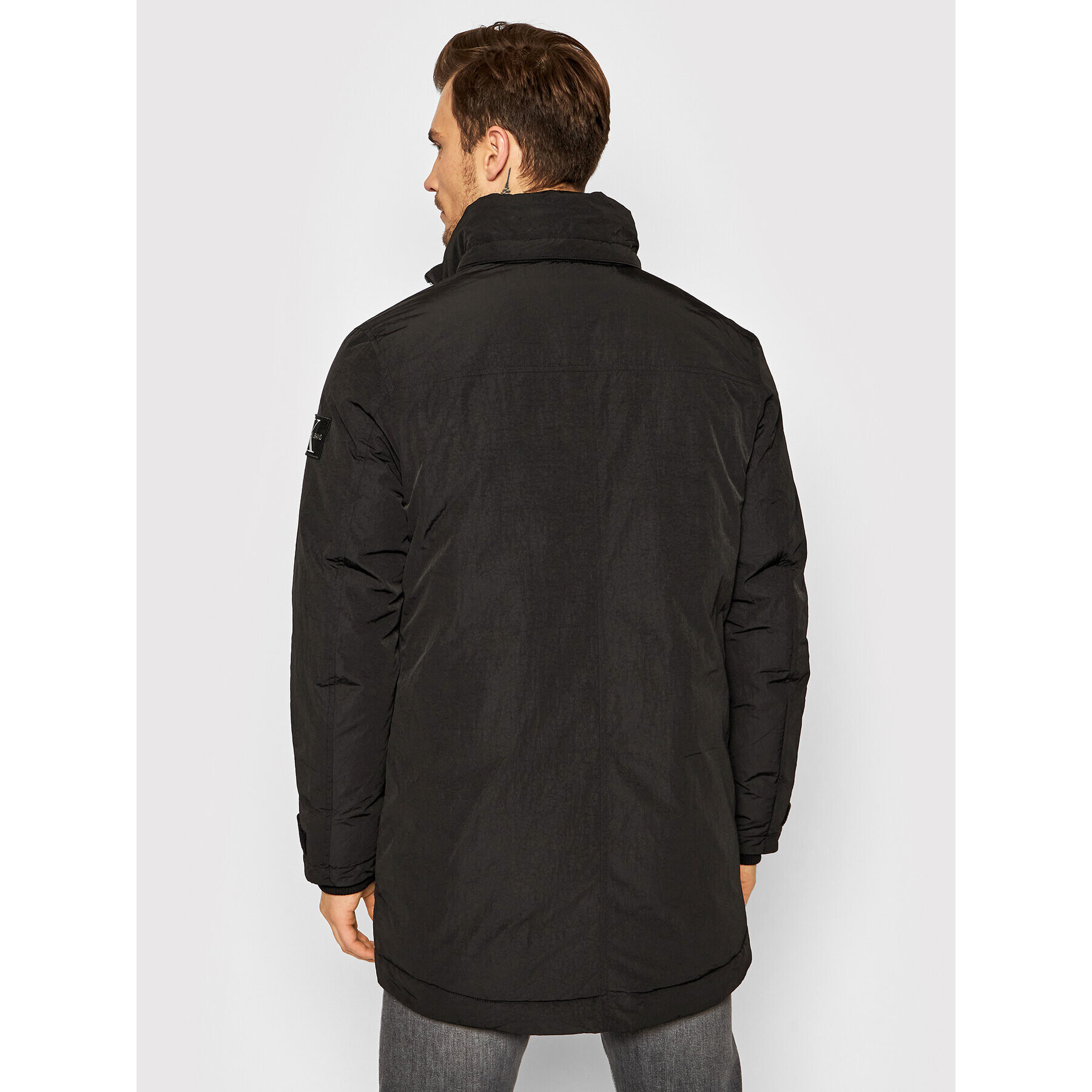 Calvin Klein Jeans Parka J30J318651 Černá Relaxed Fit - Pepit.cz