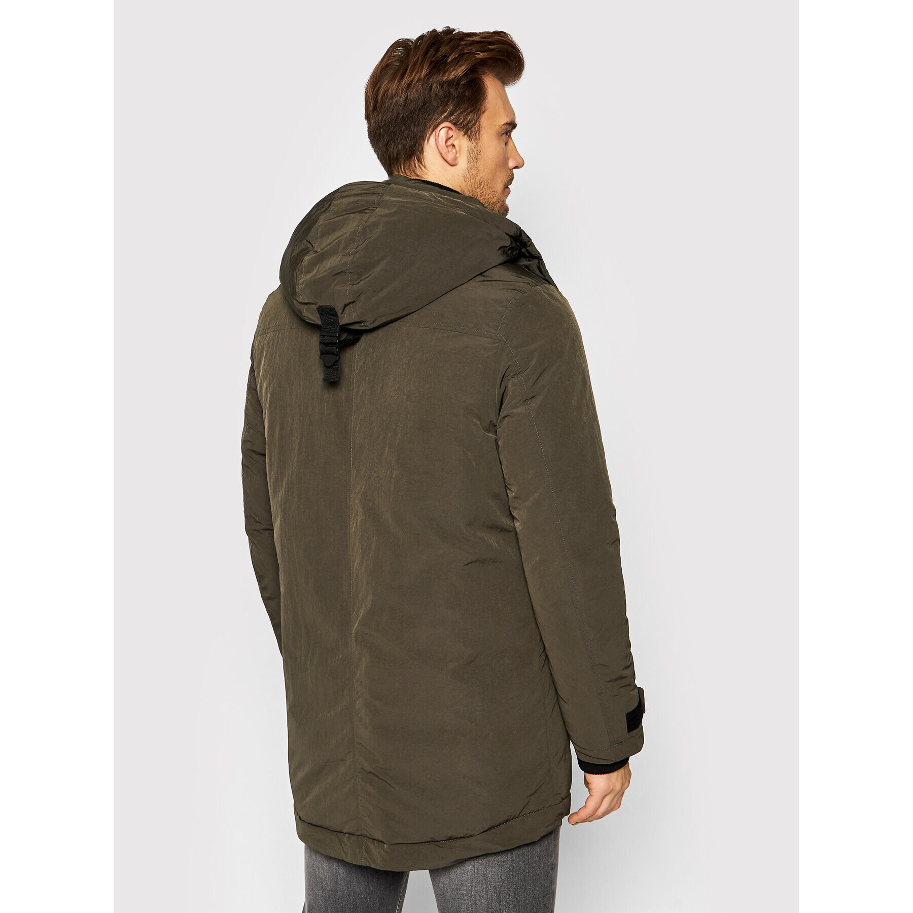 Calvin Klein Jeans Parka J30J318651 Zelená Relaxed Fit - Pepit.cz