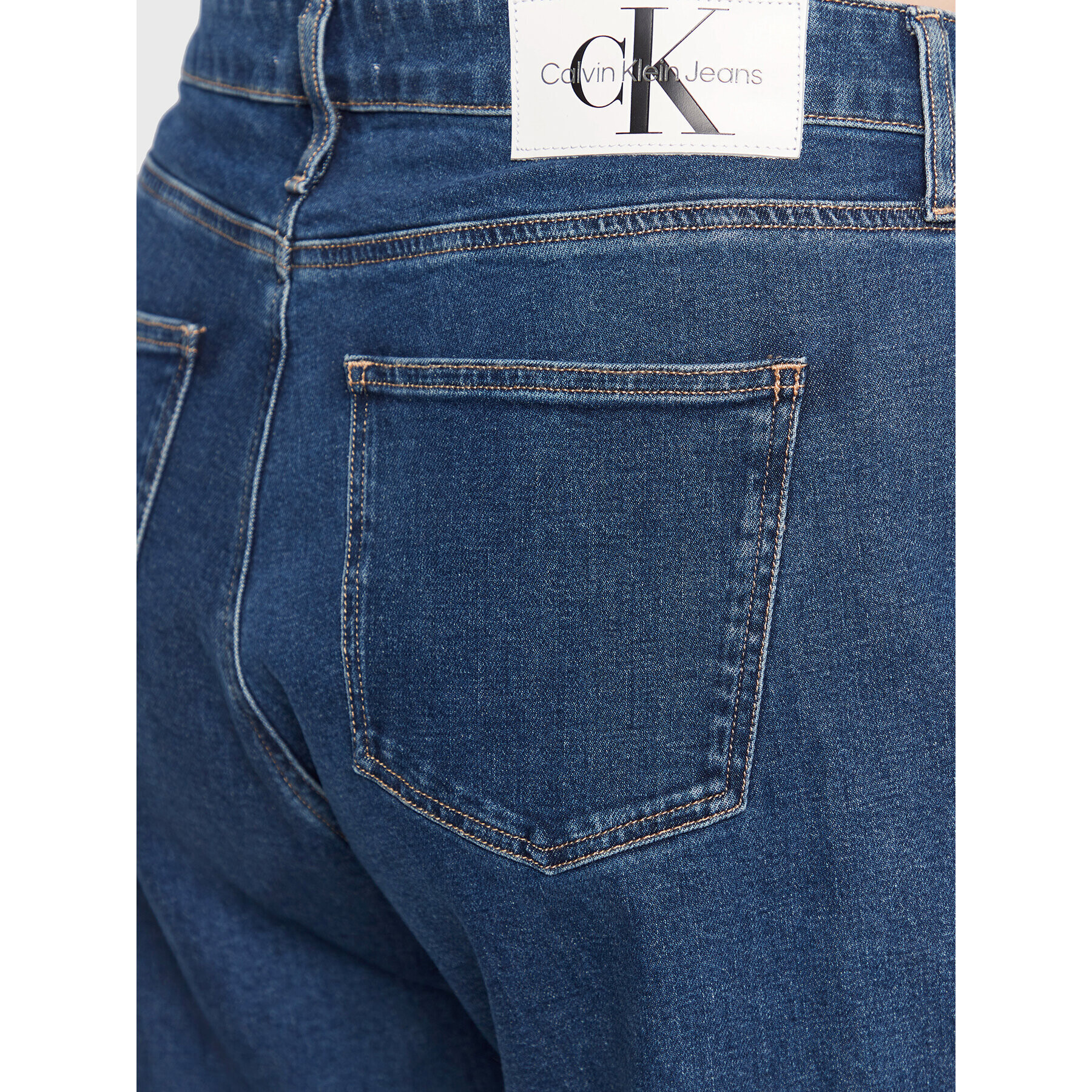 Calvin Klein Jeans Plus Jeansy J20J217919 Tmavomodrá Mom Fit - Pepit.cz