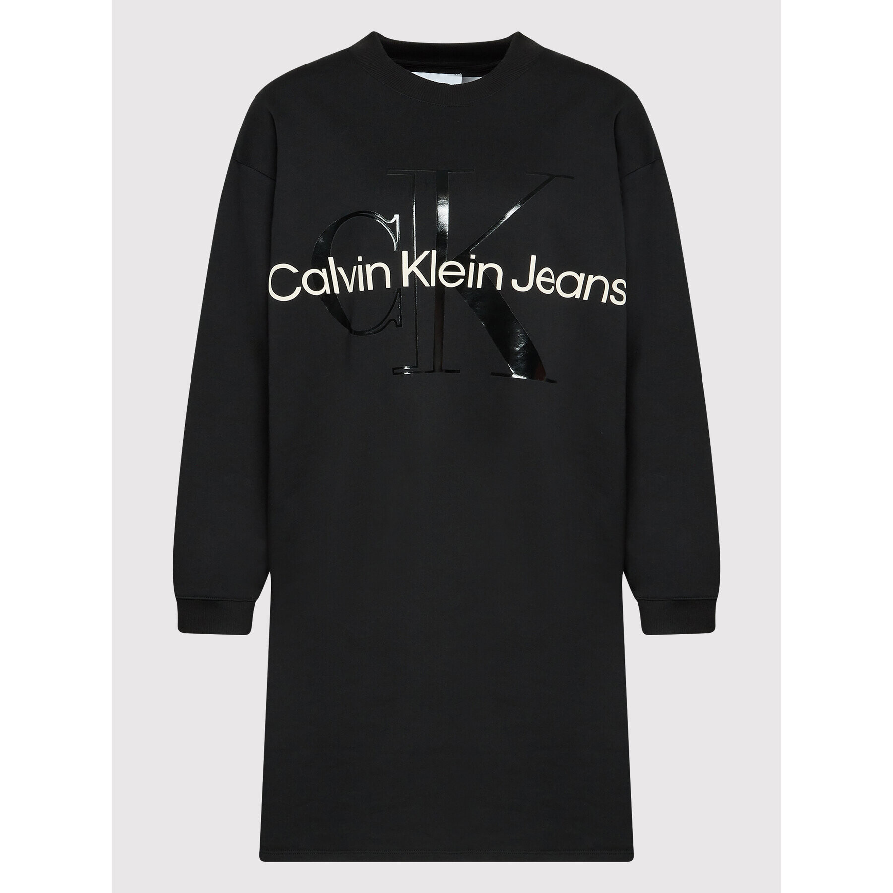 Calvin Klein Jeans Plus Každodenní šaty J20J219718 Černá Regular Fit - Pepit.cz