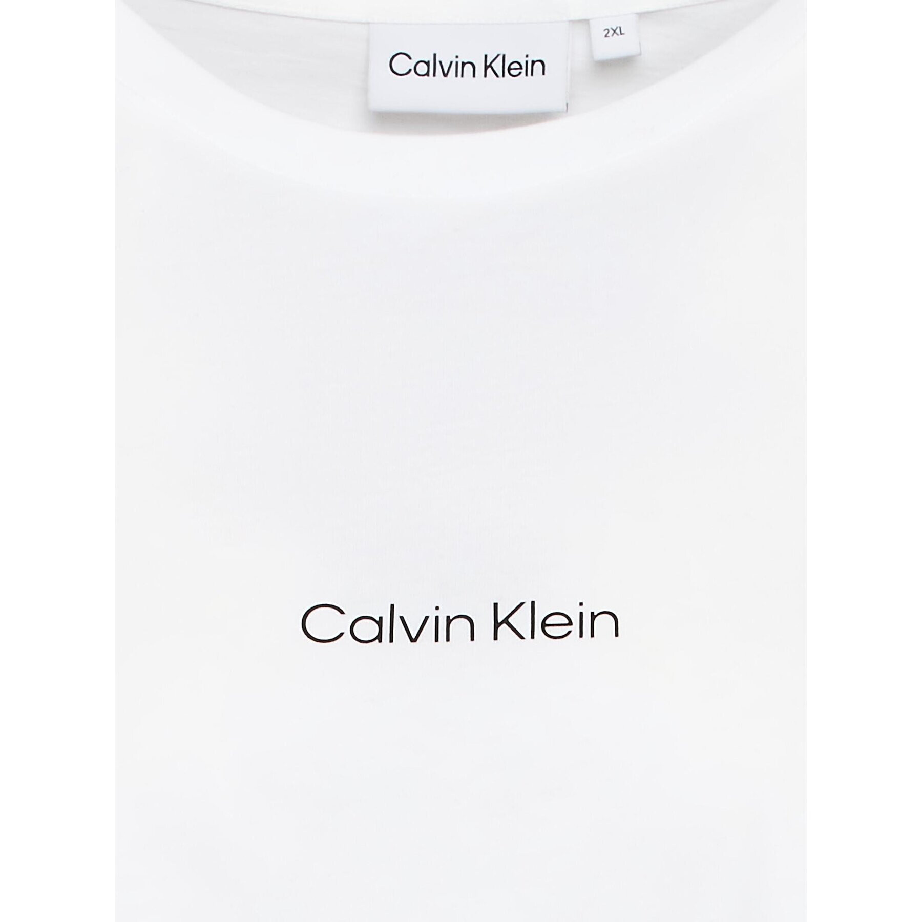 Calvin Klein Jeans Plus T-Shirt K20K205471 Bílá Regular Fit - Pepit.cz