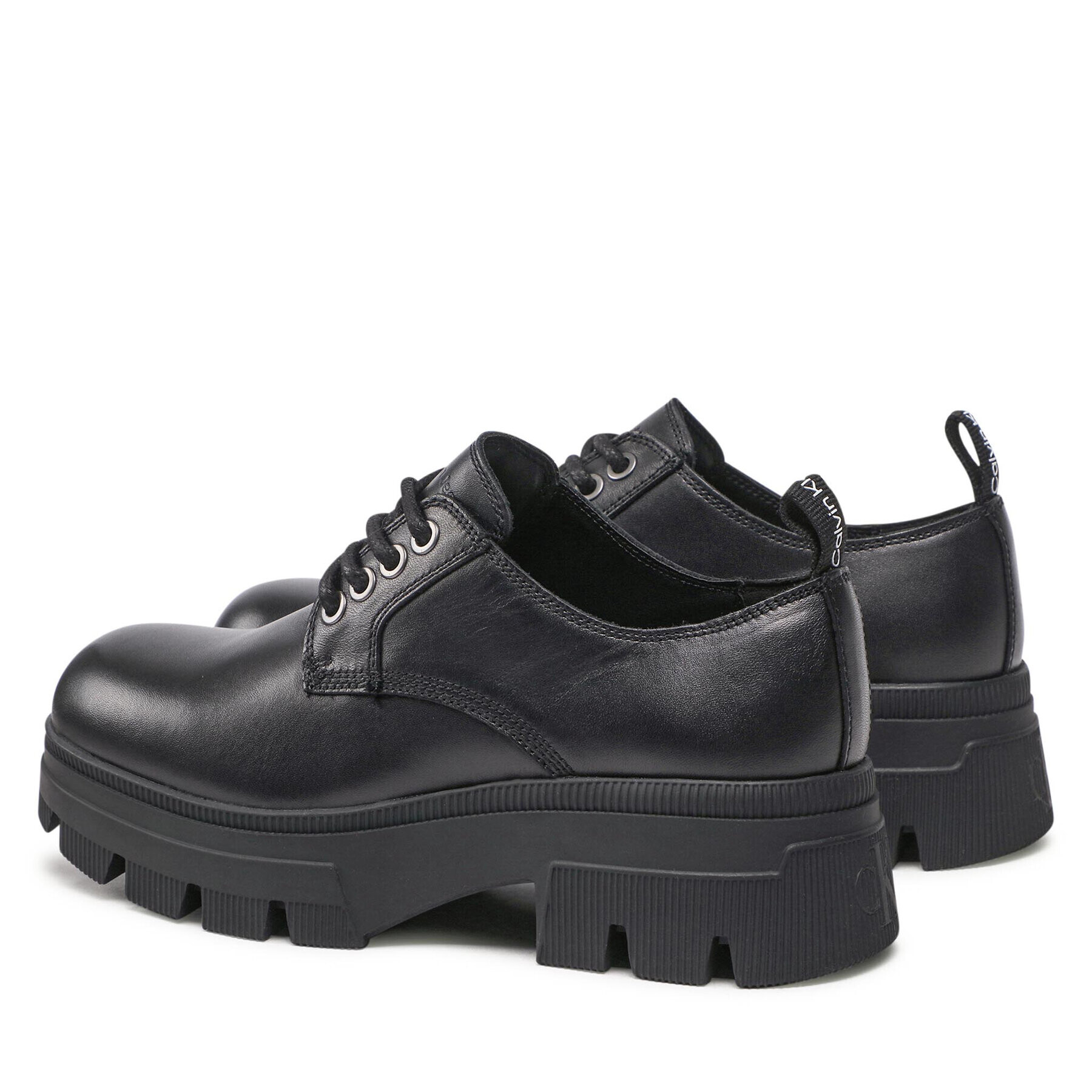 Calvin Klein Jeans Polobotky Chunky Combat Derby Wn YW0YW00745 Černá - Pepit.cz