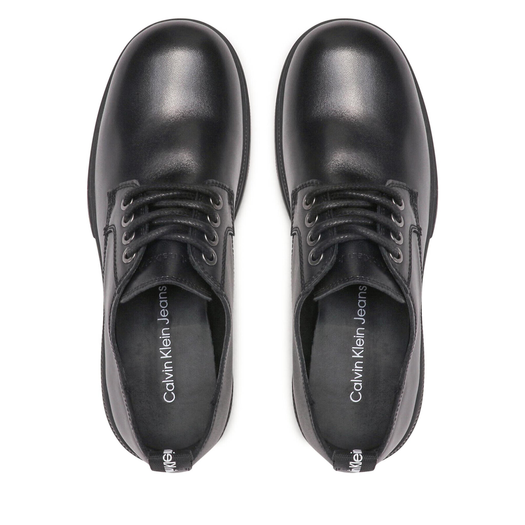 Calvin Klein Jeans Polobotky Chunky Combat Derby Wn YW0YW00745 Černá - Pepit.cz