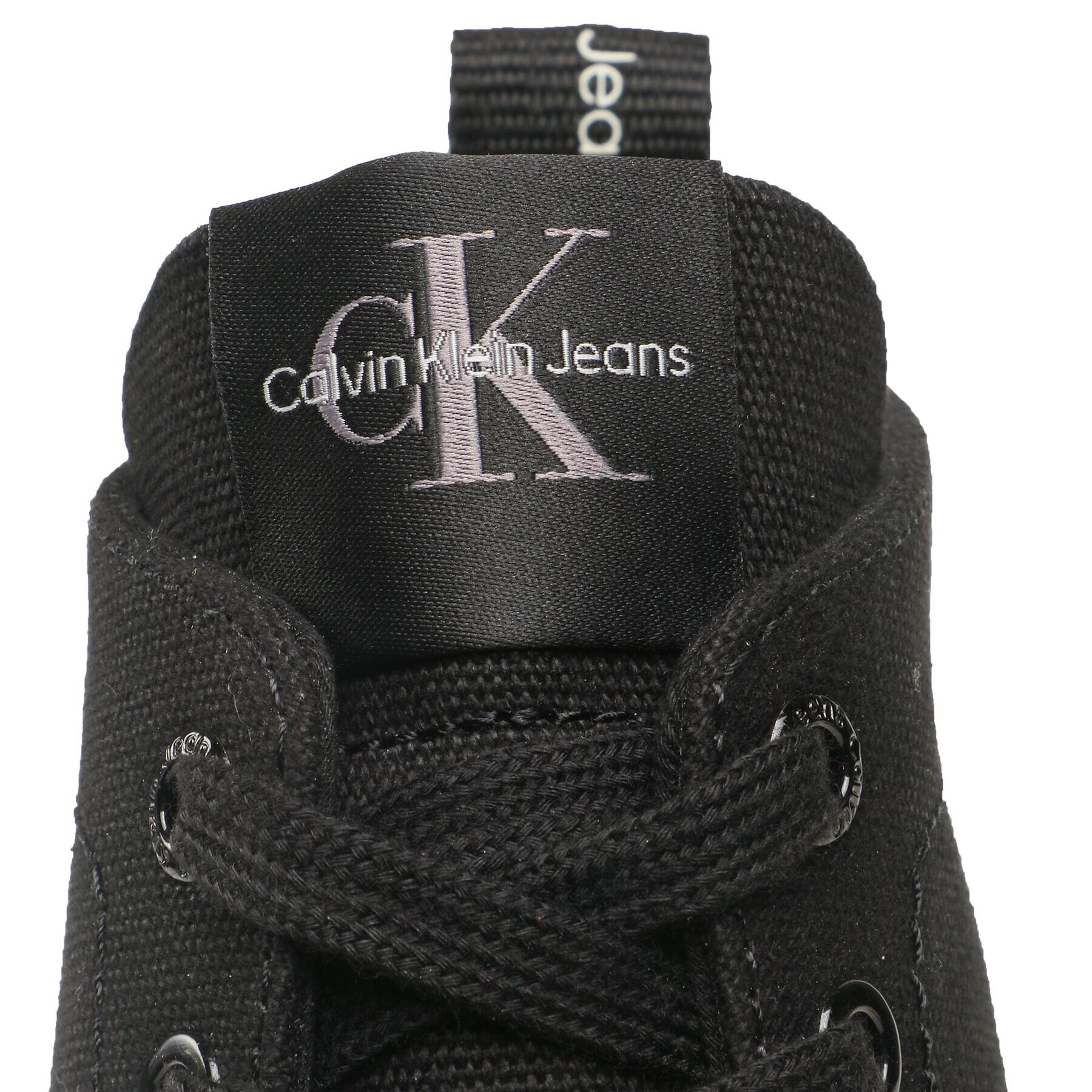 Calvin Klein Jeans Polokozačky Chunky Combat Laceup Boot Co YW0YW01239 Černá - Pepit.cz