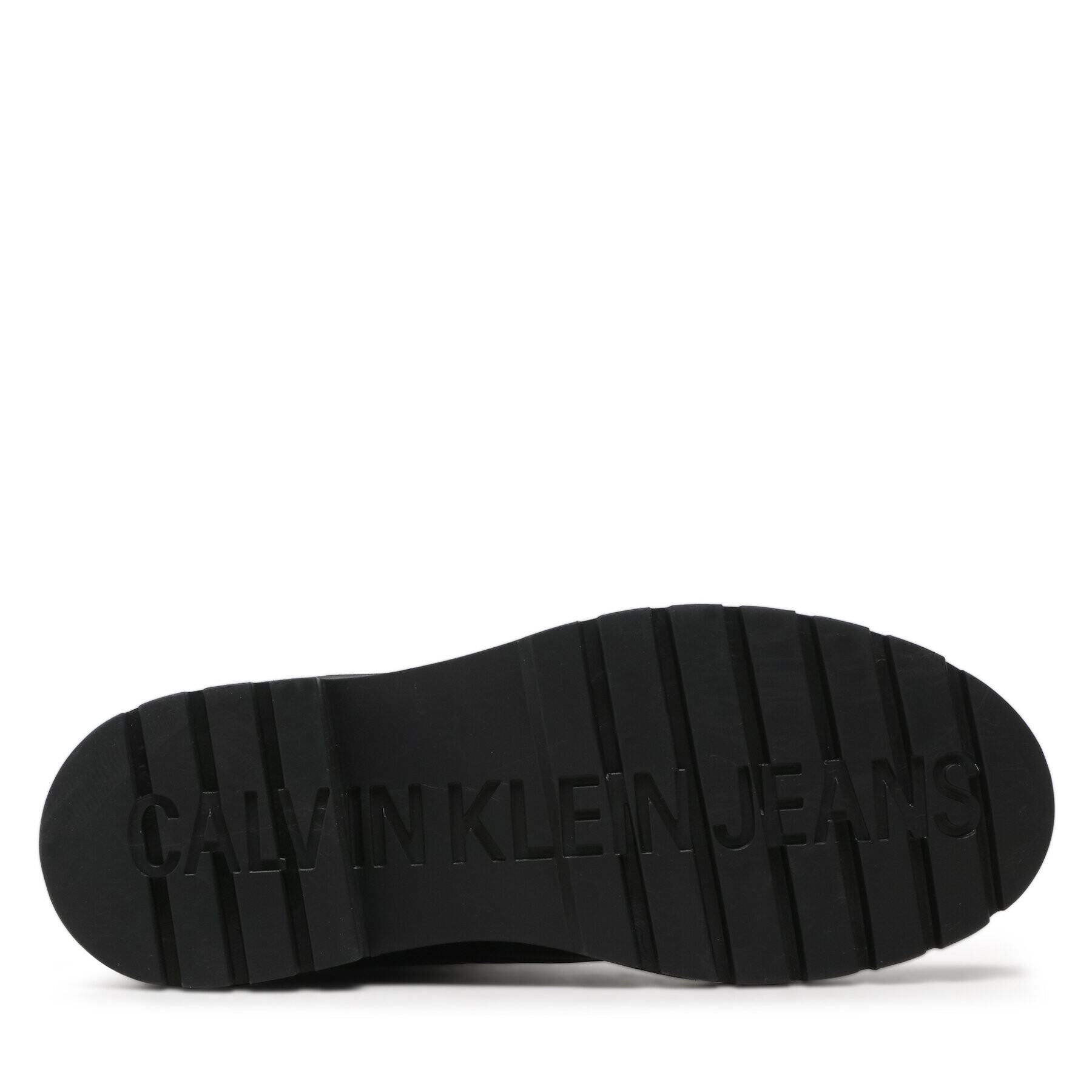 Calvin Klein Jeans Polokozačky Combat Mid Laceup Zip Wn YW0YW01035 Černá - Pepit.cz