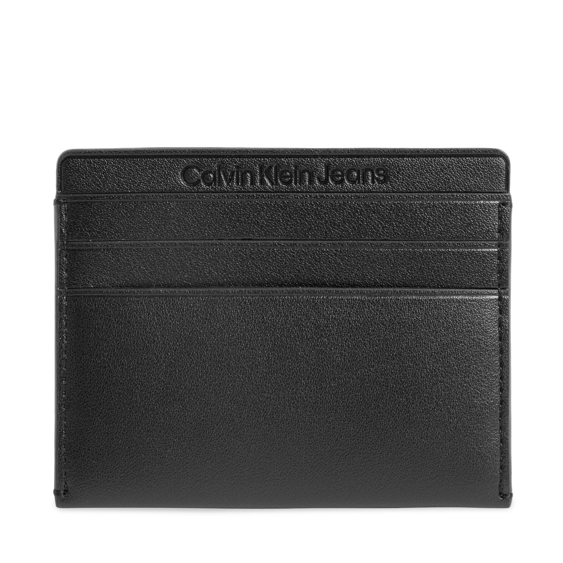 Calvin Klein Jeans Pouzdro na kreditní karty Sculpted Cardcase 6Cc Mono K60K610885 Černá - Pepit.cz