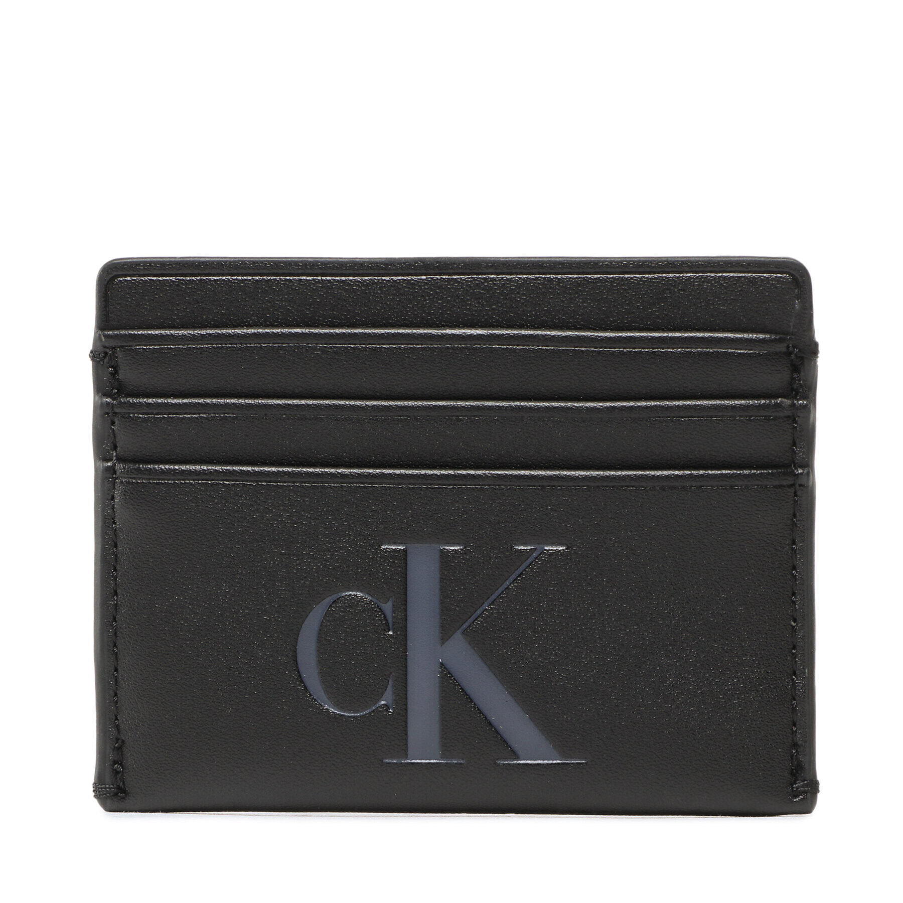 Calvin Klein Jeans Pouzdro na kreditní karty Sculpted Cardholder 6Cc Mono K60K610094 Černá - Pepit.cz