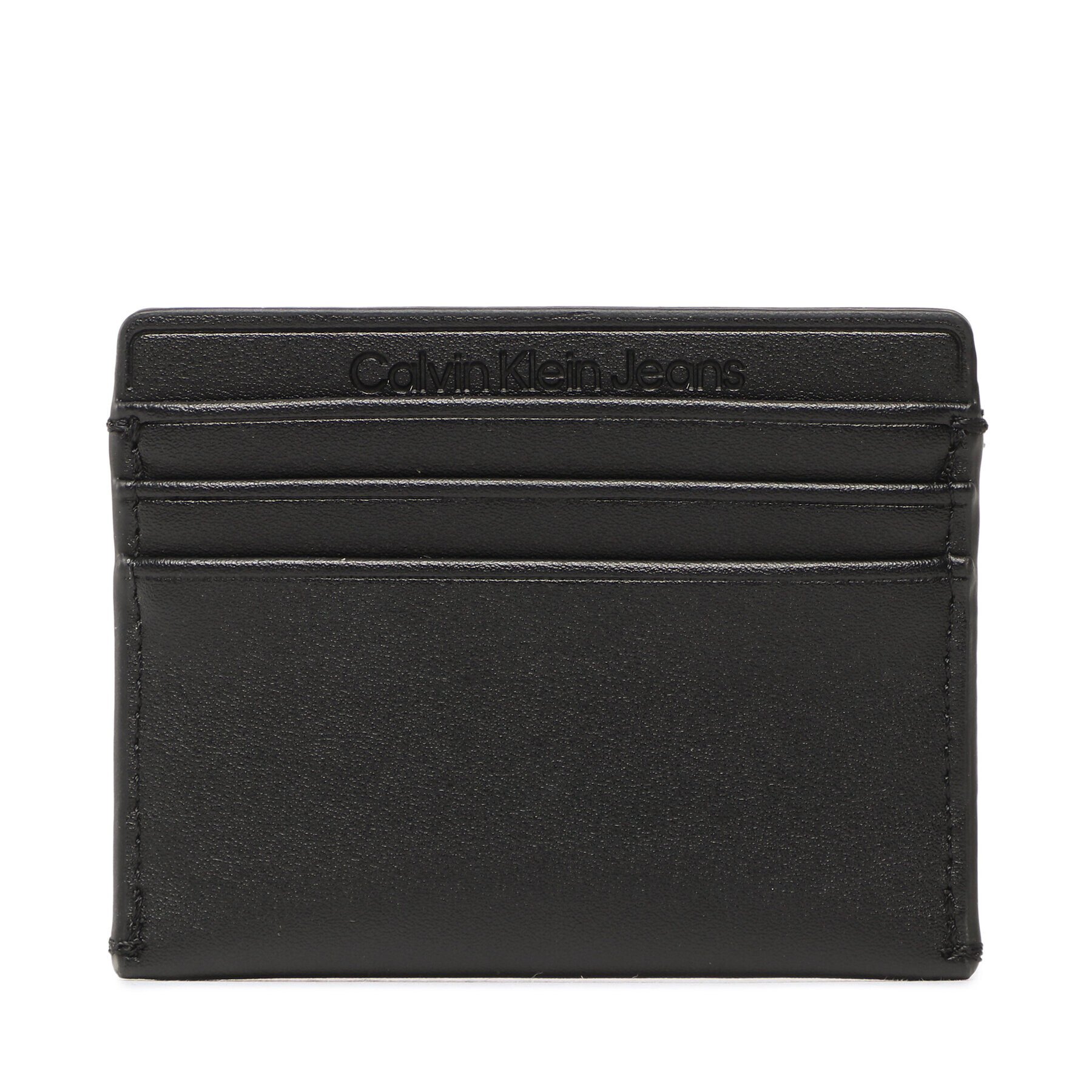 Calvin Klein Jeans Pouzdro na kreditní karty Sculpted Cardholder 6Cc Mono K60K610094 Černá - Pepit.cz