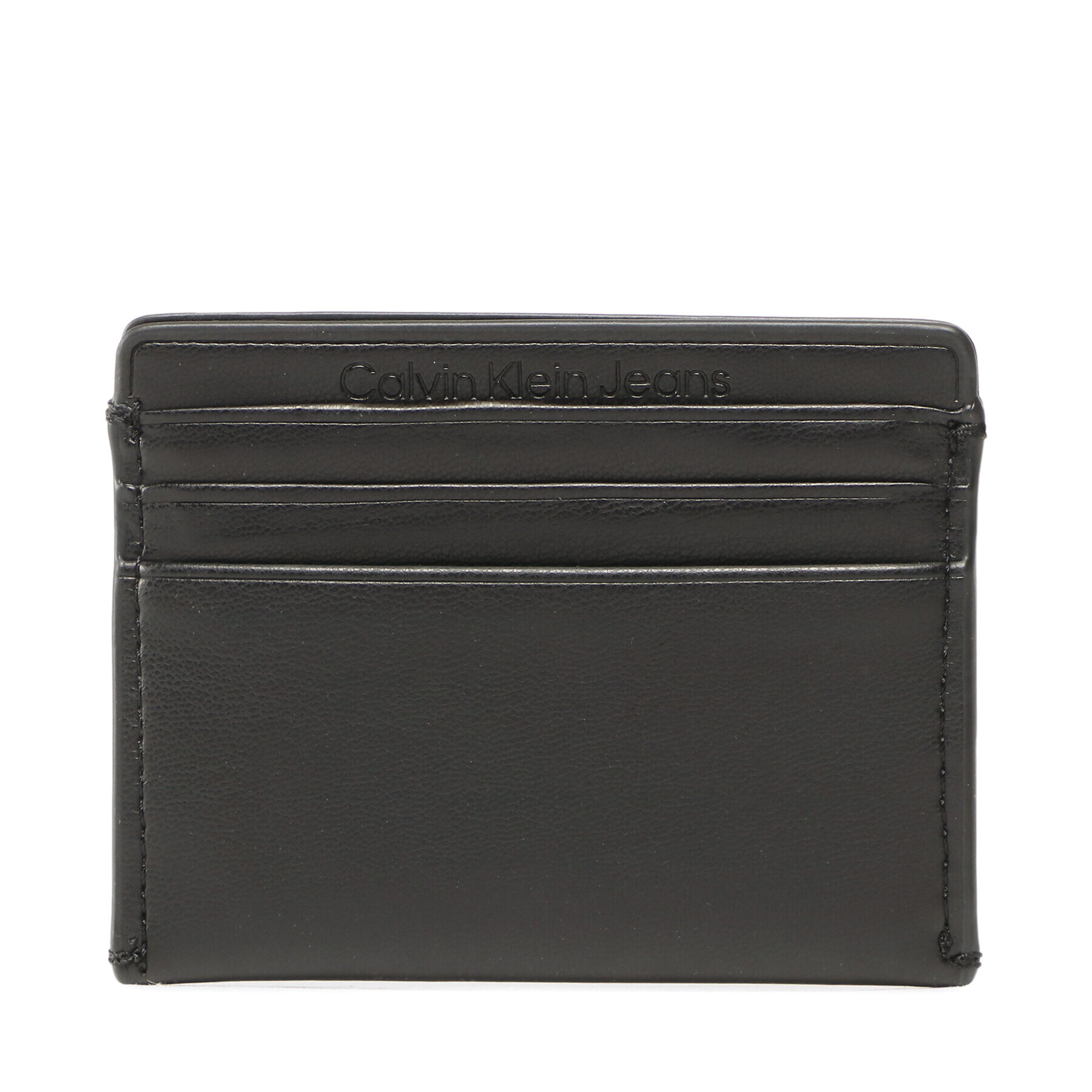 Calvin Klein Jeans Pouzdro na kreditní karty Sculpted Cardholder 6Cc Pipping K60K610349 Černá - Pepit.cz