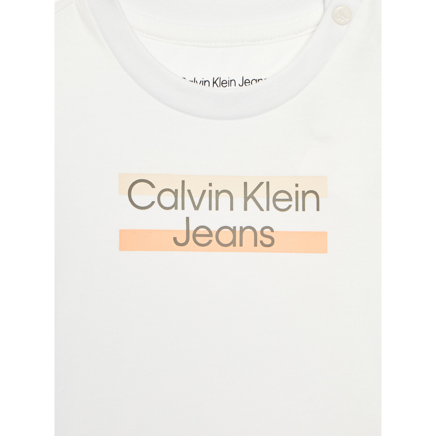 Calvin Klein Jeans Sada tričko a sportovní šortky Hero Logo IN0IN00072 Bílá Regular Fit - Pepit.cz