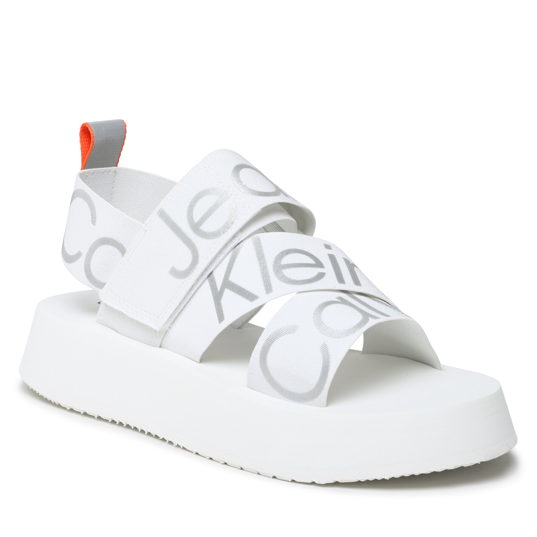 Calvin Klein Jeans Sandály Prefersato Sandal Webb YW0YW01071 Bílá - Pepit.cz