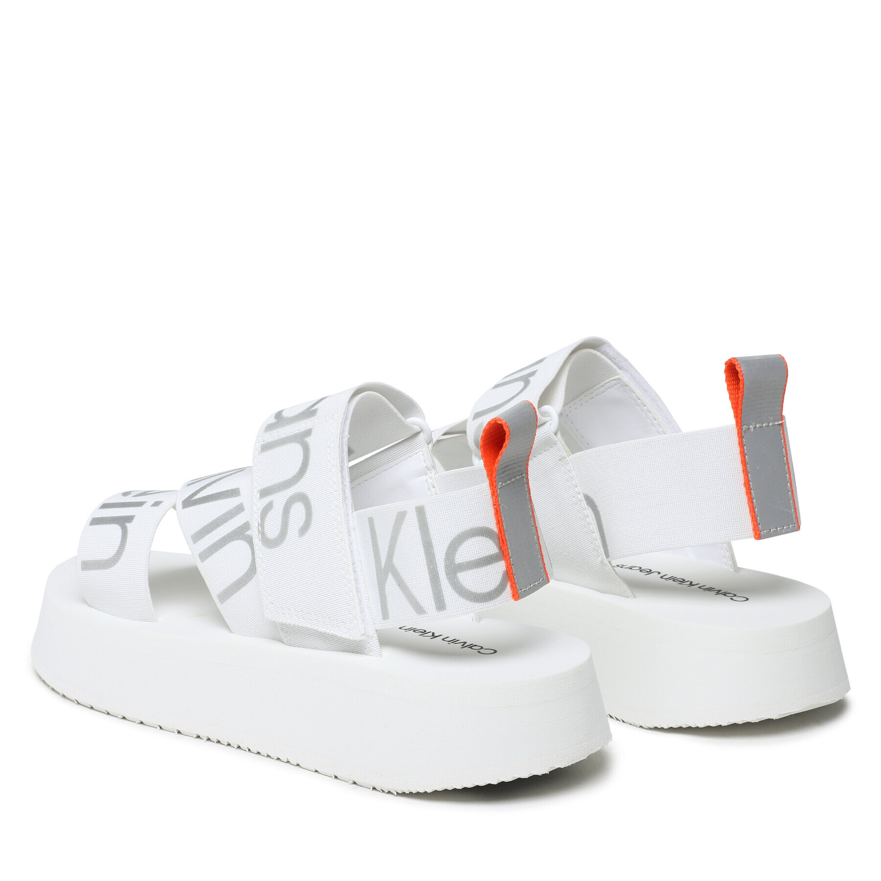 Calvin Klein Jeans Sandály Prefersato Sandal Webb YW0YW01071 Bílá - Pepit.cz