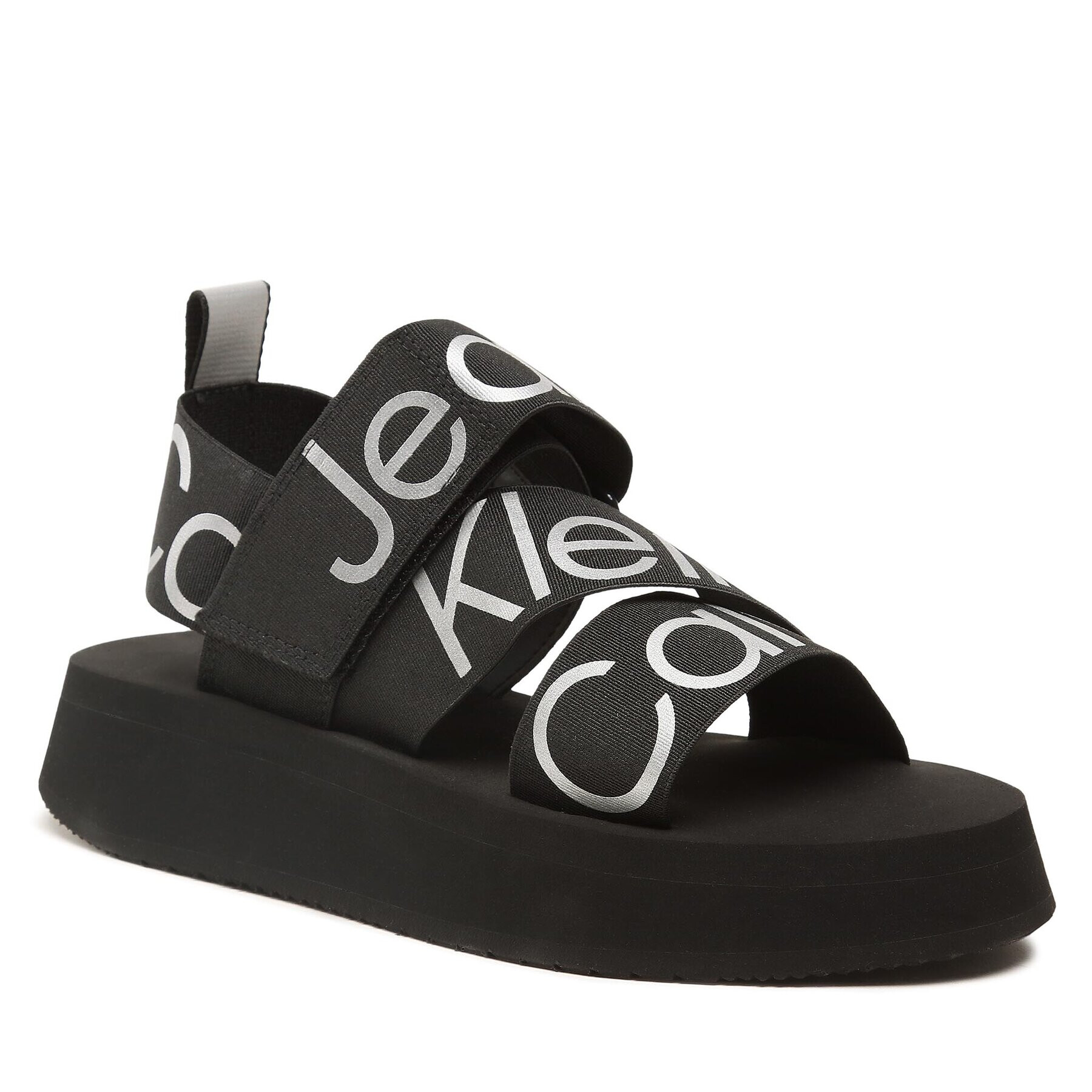 Calvin Klein Jeans Sandály Prefersato Sandal Webb YW0YW01071 Černá - Pepit.cz