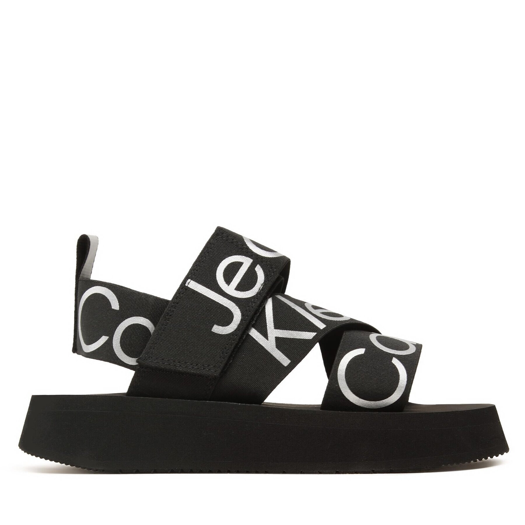 Calvin Klein Jeans Sandály Prefersato Sandal Webb YW0YW01071 Černá - Pepit.cz