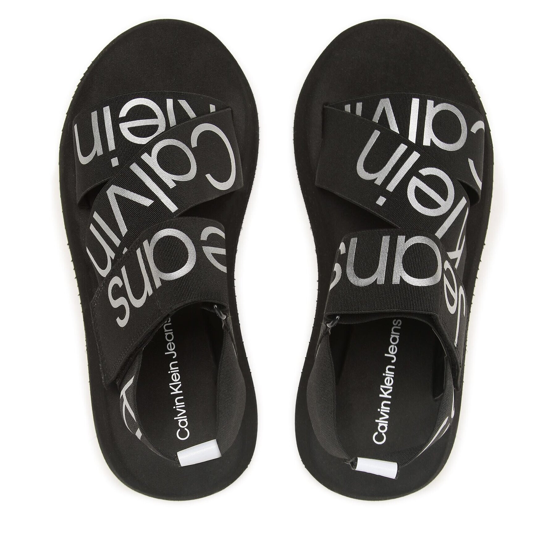 Calvin Klein Jeans Sandály Prefersato Sandal Webb YW0YW01071 Černá - Pepit.cz