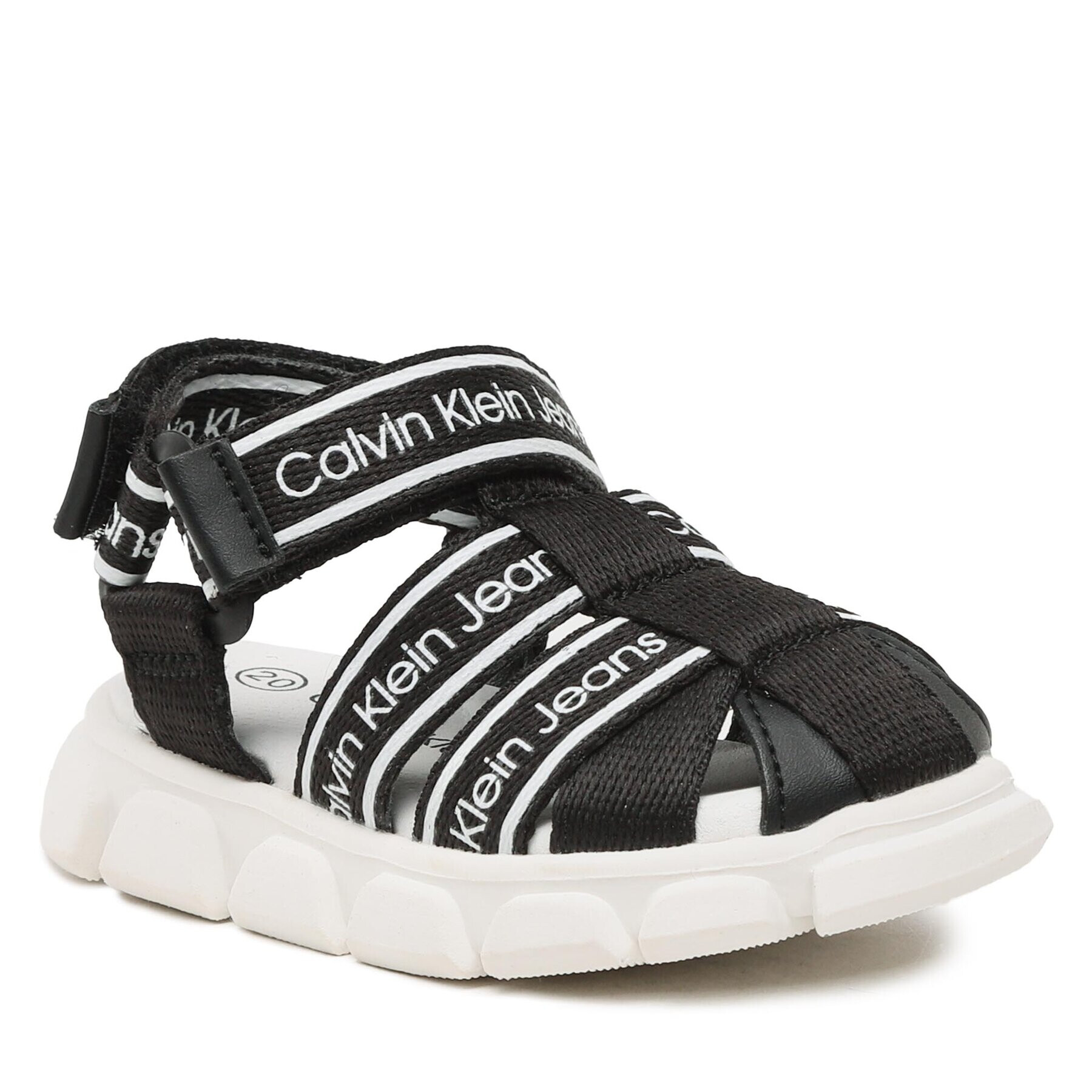 Calvin Klein Jeans Sandály Sandal V1B2-80608-0034 M Černá - Pepit.cz