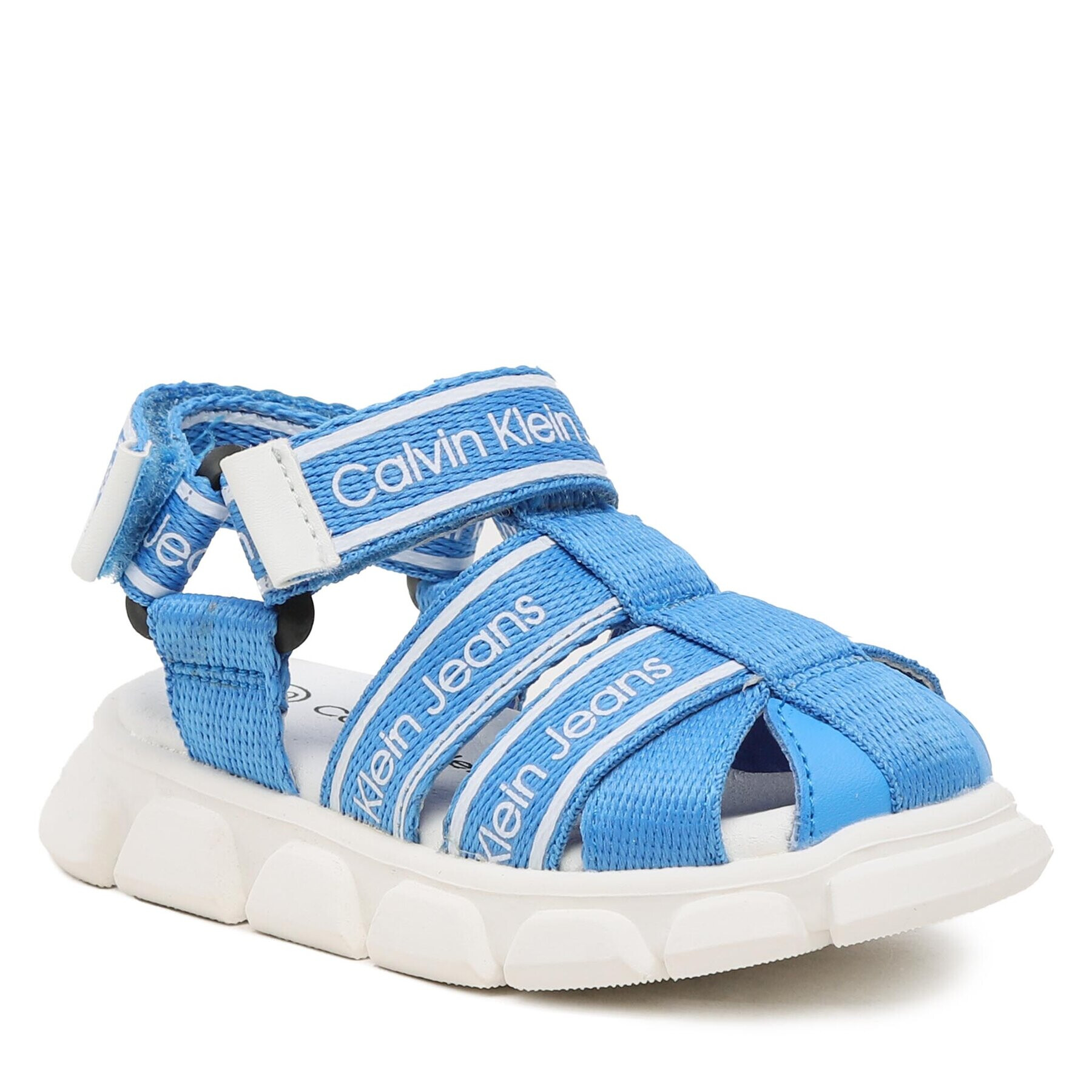 Calvin Klein Jeans Sandály Sandal V1B2-80608-0034 M Modrá - Pepit.cz