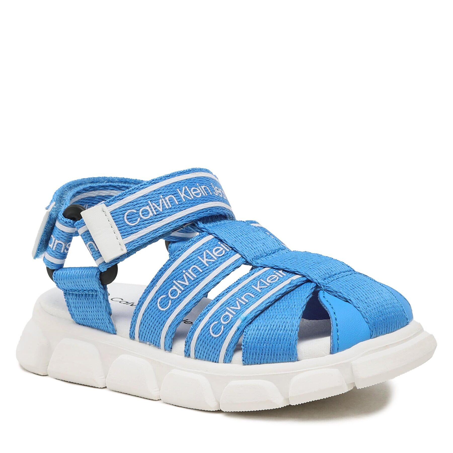 Calvin Klein Jeans Sandály Sandal V1B2-80608-0034 S Modrá - Pepit.cz