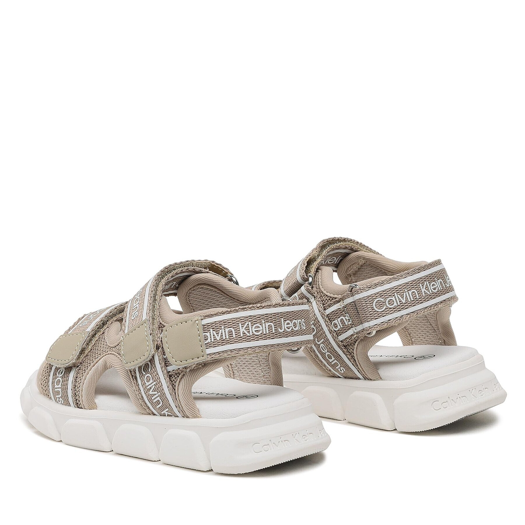 Calvin Klein Jeans Sandály Velcro Sandal V1B2-80610-0211 S Béžová - Pepit.cz