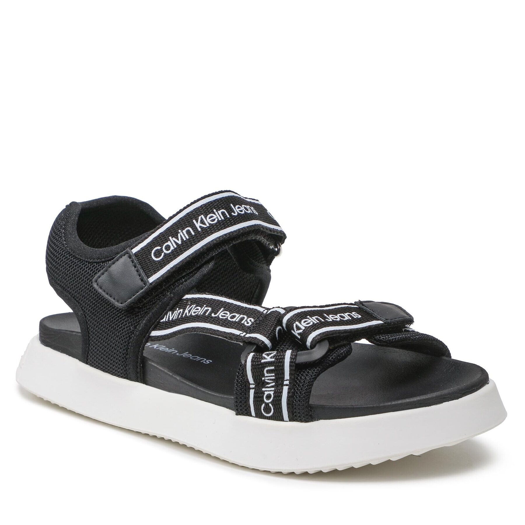 Calvin Klein Jeans Sandály Velcro V3B2-80619-0034 S Černá - Pepit.cz