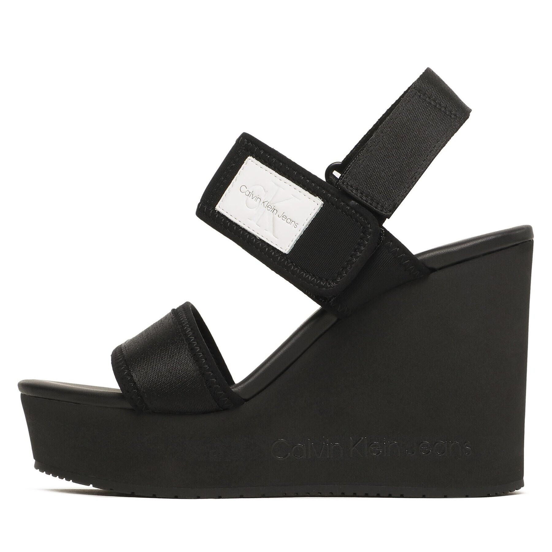 Calvin Klein Jeans Sandály Wedge Sandal Badge YW0YW01028 Černá - Pepit.cz