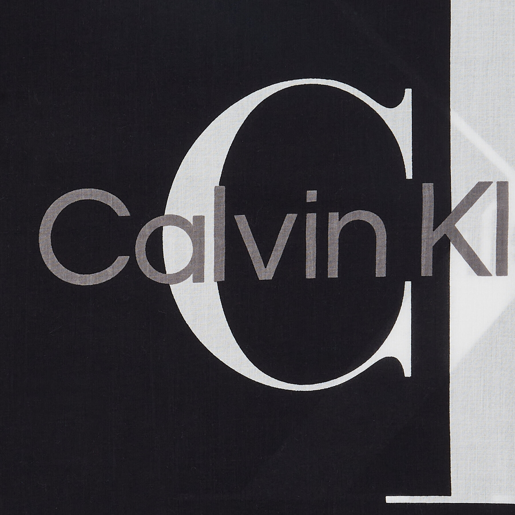 Calvin Klein Jeans Šátek Overprint Bandana K60K610915 Černá - Pepit.cz