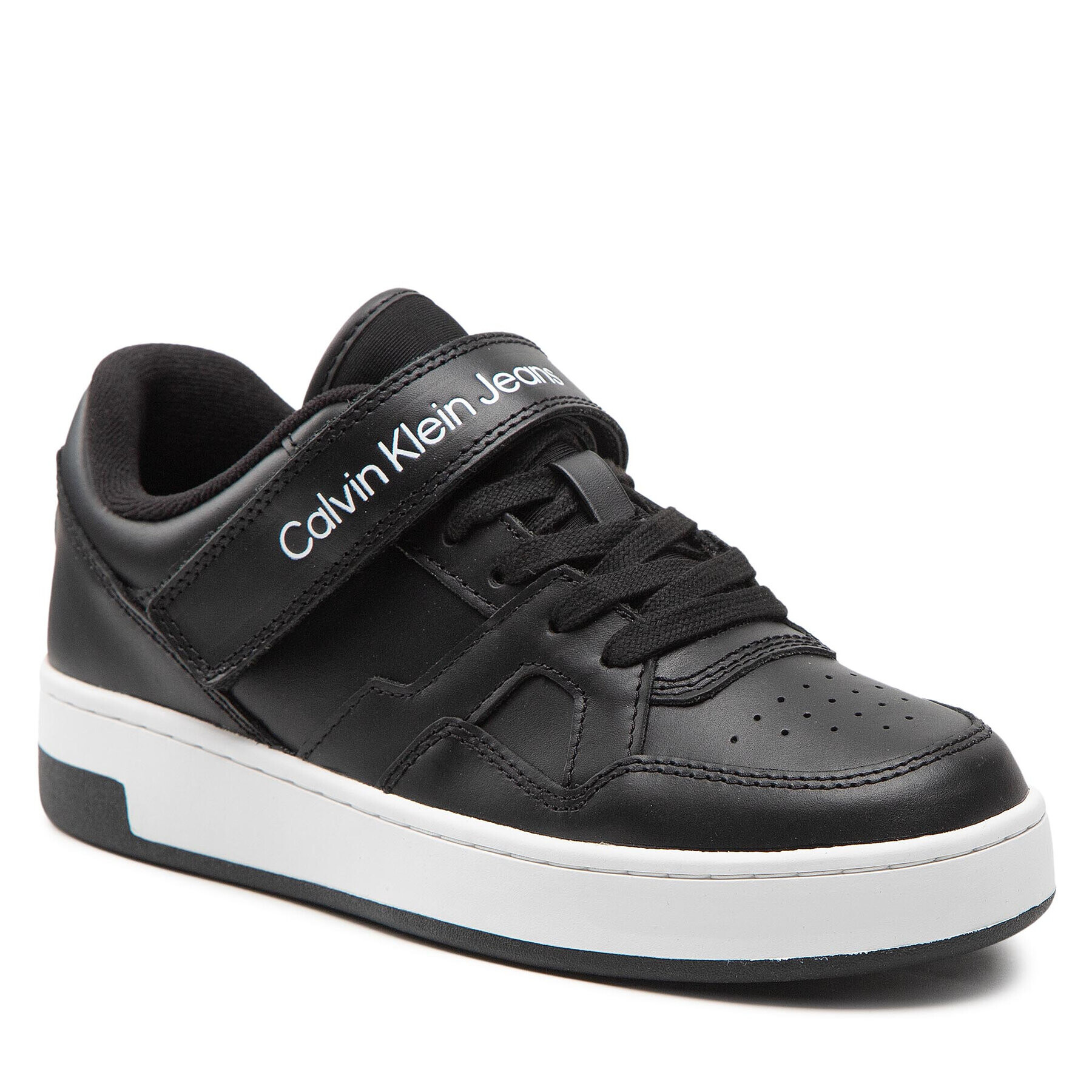 Calvin Klein Jeans Sneakersy Basket Cupsole Lace YW0YW00779 Černá - Pepit.cz