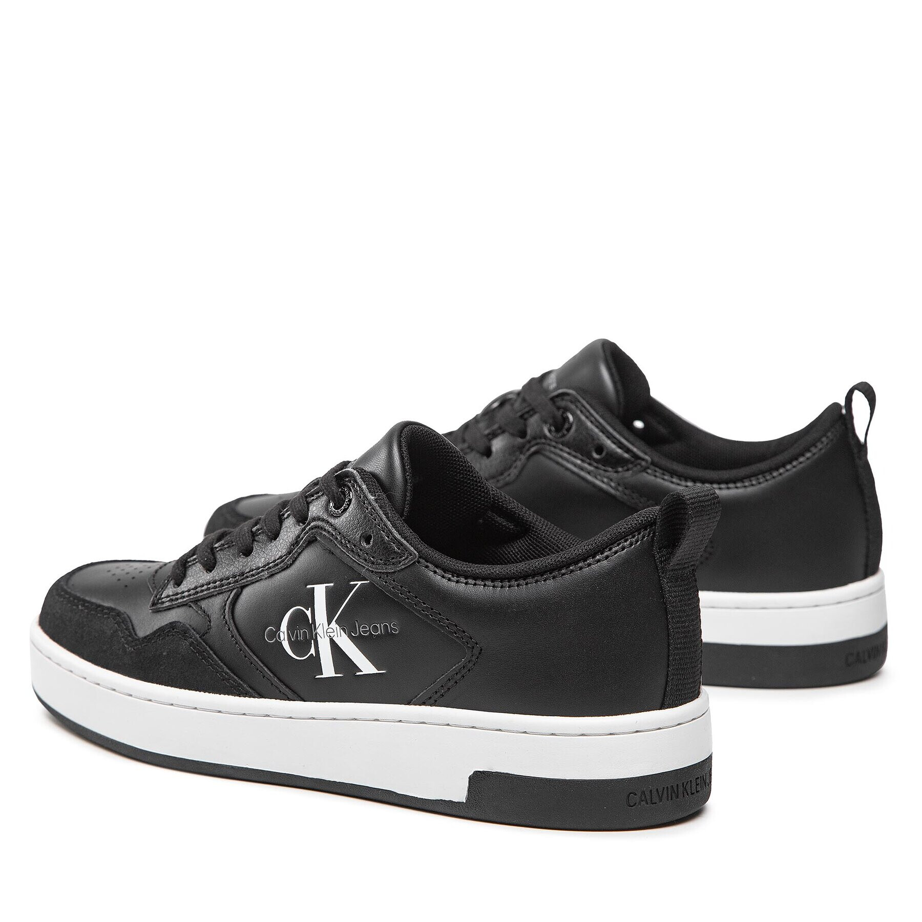 Calvin Klein Jeans Sneakersy Basket Cupsole Low Lth Mono W YW0YW00876 Černá - Pepit.cz