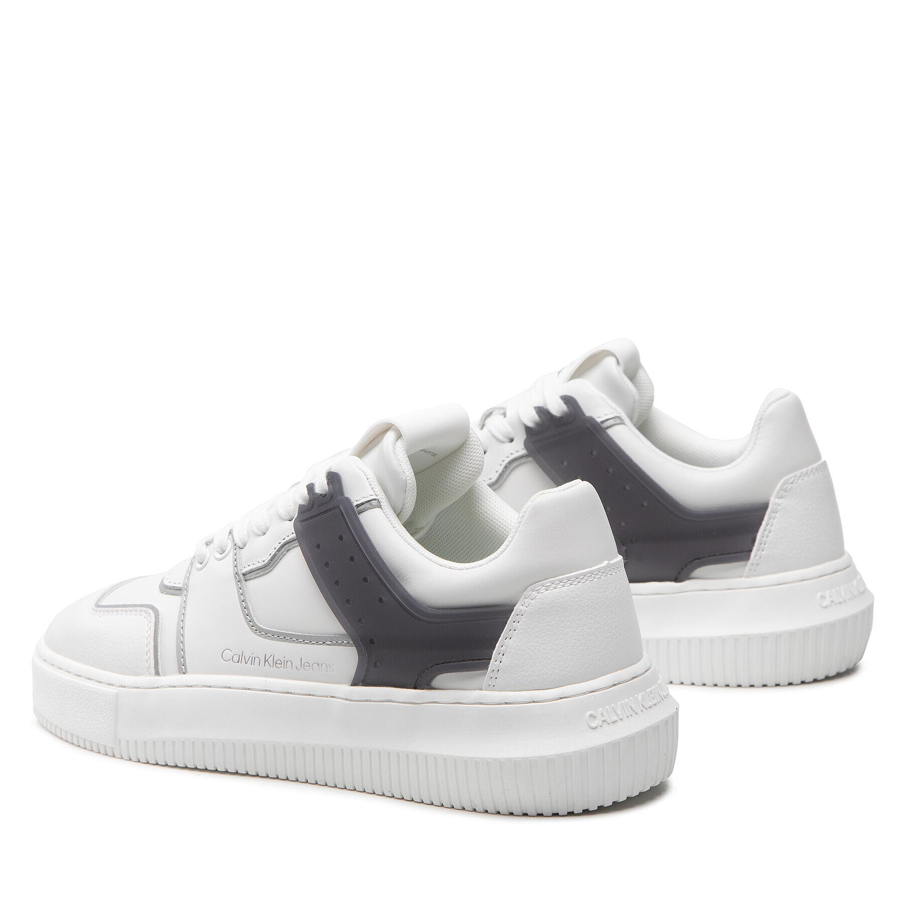 Calvin Klein Jeans Sneakersy Chunky Cupsole Laceup Low Tpu M YW0YW00812 Bílá - Pepit.cz