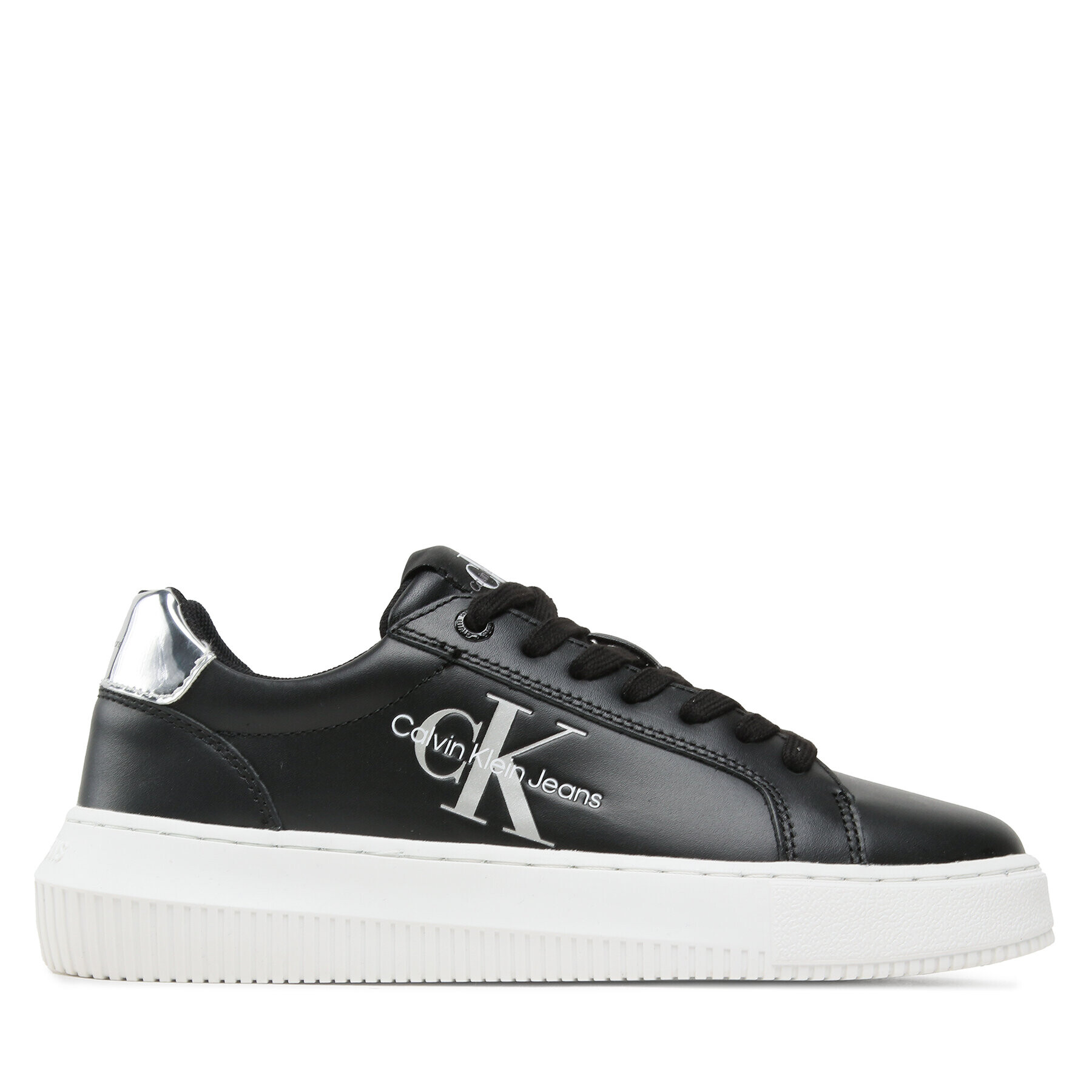 Calvin Klein Jeans Sneakersy Chunky Cupsole Mono Lth Wn YW0YW01224 Černá - Pepit.cz