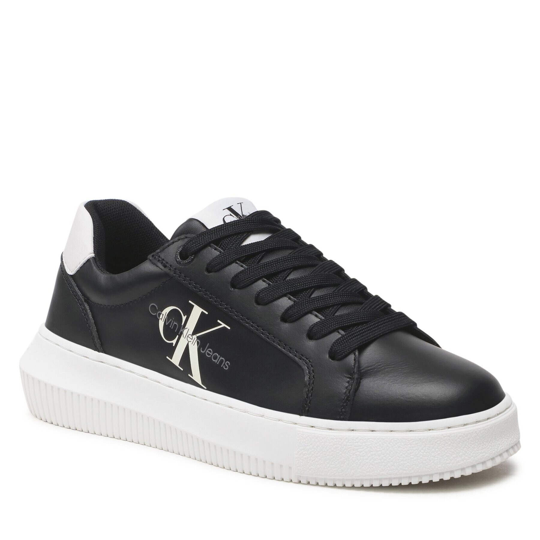 Calvin Klein Jeans Sneakersy Chunky Cupsole Monologo W YW0YW00823 Černá - Pepit.cz