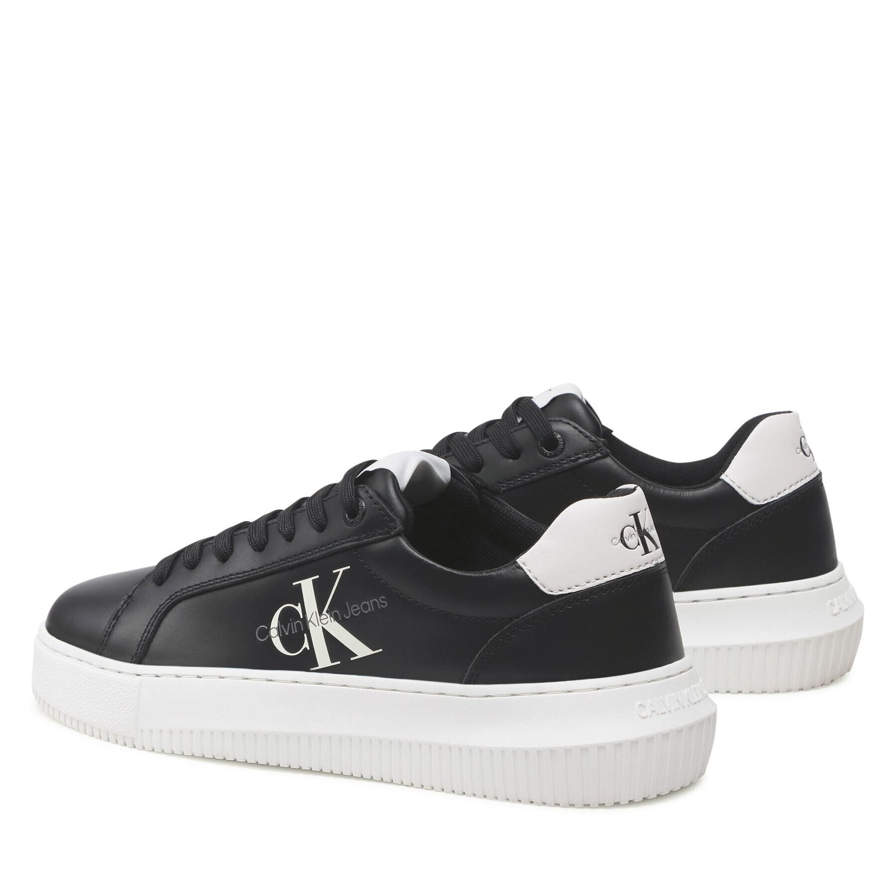 Calvin Klein Jeans Sneakersy Chunky Cupsole Monologo W YW0YW00823 Černá - Pepit.cz