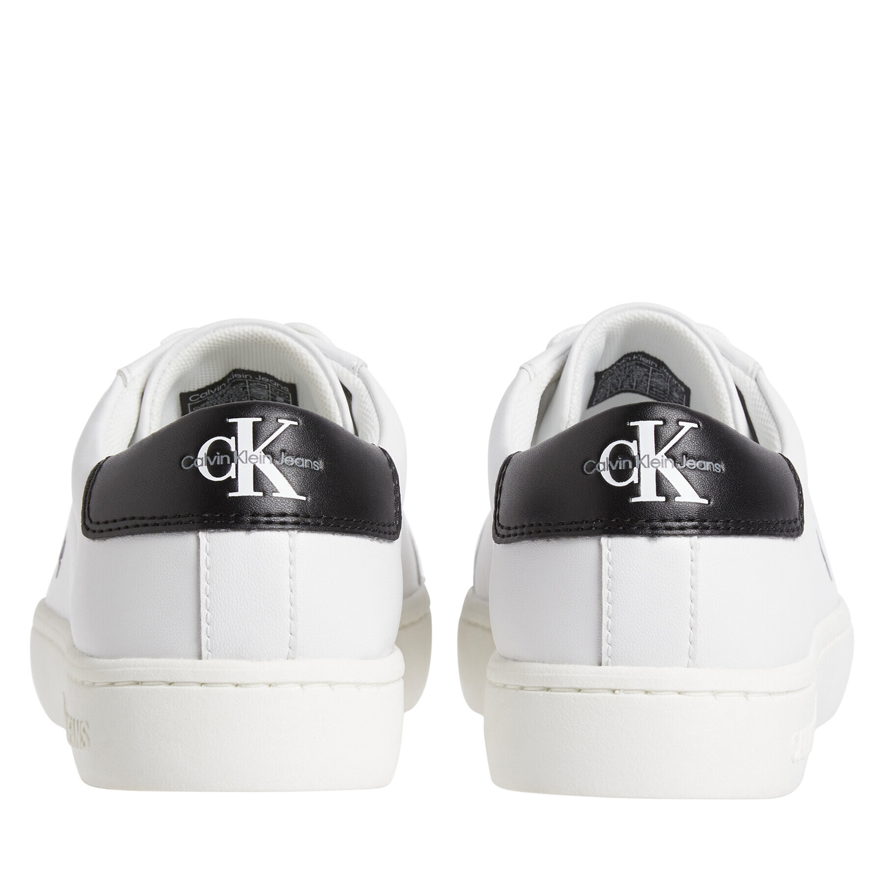 Calvin Klein Jeans Sneakersy Classic Cupsole Laceup Lth Wn YW0YW01269 Bílá - Pepit.cz