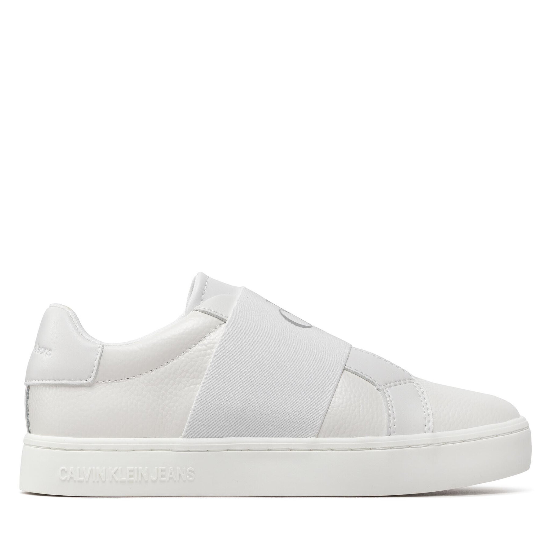 Calvin Klein Jeans Sneakersy Classic Cupsole Ribbon Lth YW0YW00776 Bílá - Pepit.cz