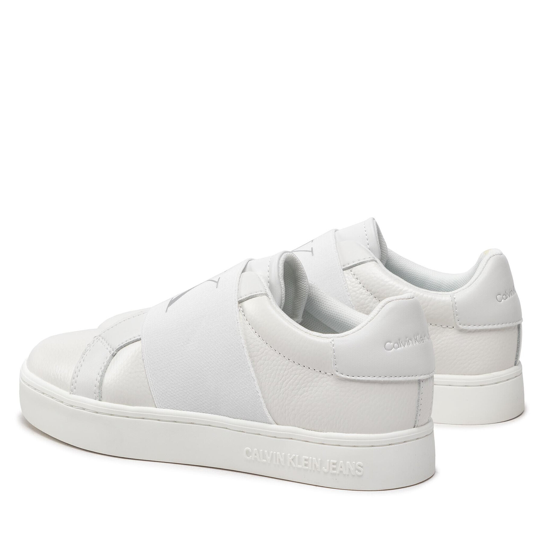 Calvin Klein Jeans Sneakersy Classic Cupsole Ribbon Lth YW0YW00776 Bílá - Pepit.cz