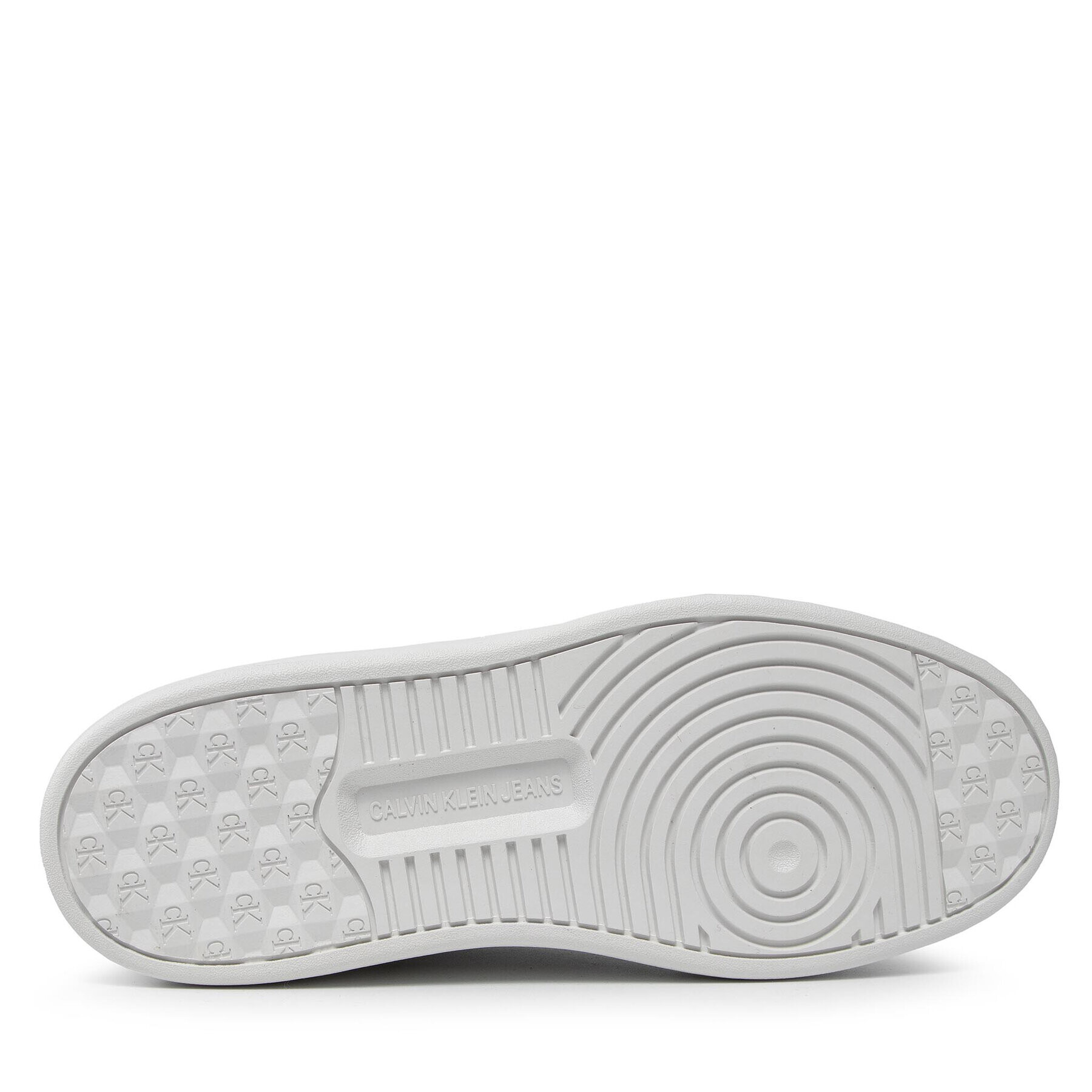 Calvin Klein Jeans Sneakersy Cupsole Mid Laceup Basket Wn YW0YW00451 Bílá - Pepit.cz