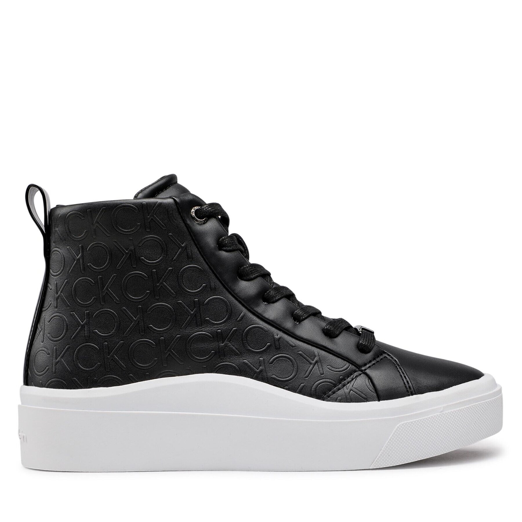 Calvin Klein Jeans Sneakersy Cupsole Wave High Top-Hf HW0HW01330 Černá - Pepit.cz