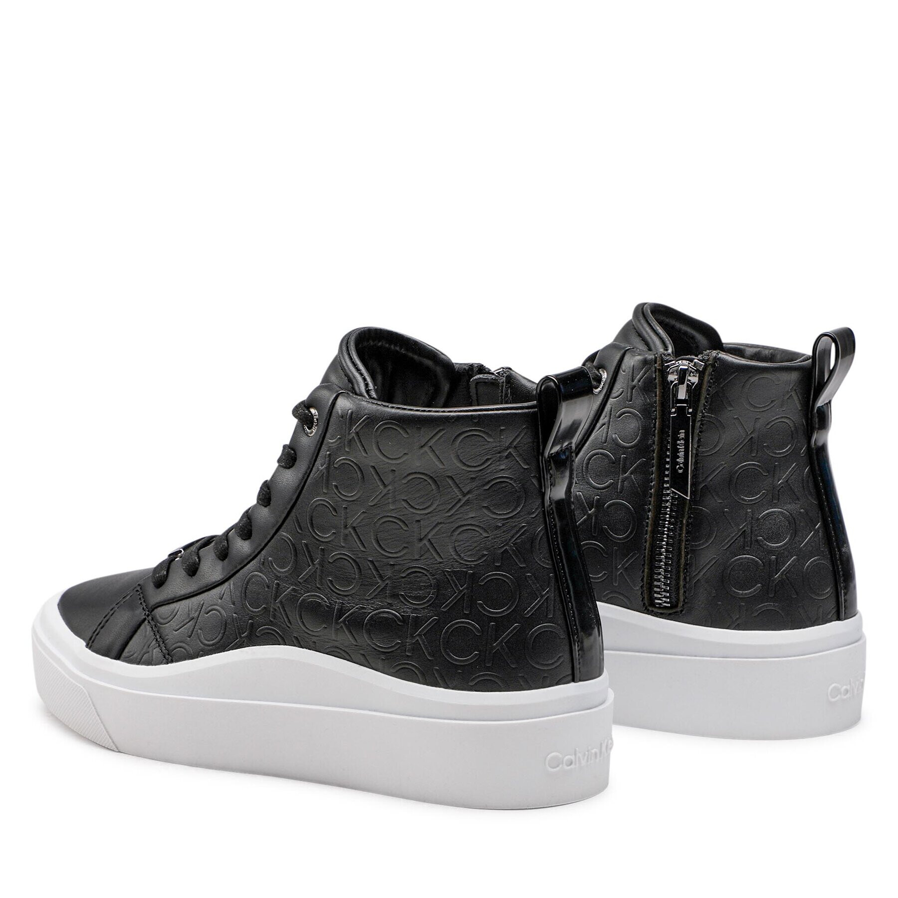 Calvin Klein Jeans Sneakersy Cupsole Wave High Top-Hf HW0HW01330 Černá - Pepit.cz