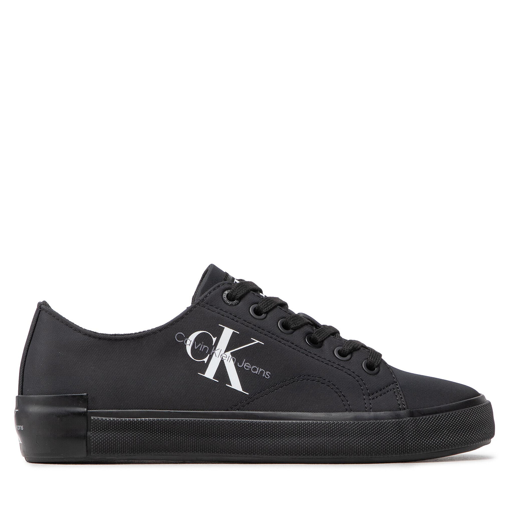 Calvin Klein Jeans Sneakersy Ess Vulcanized Laceup Low Ny YW0YW00756 Černá - Pepit.cz