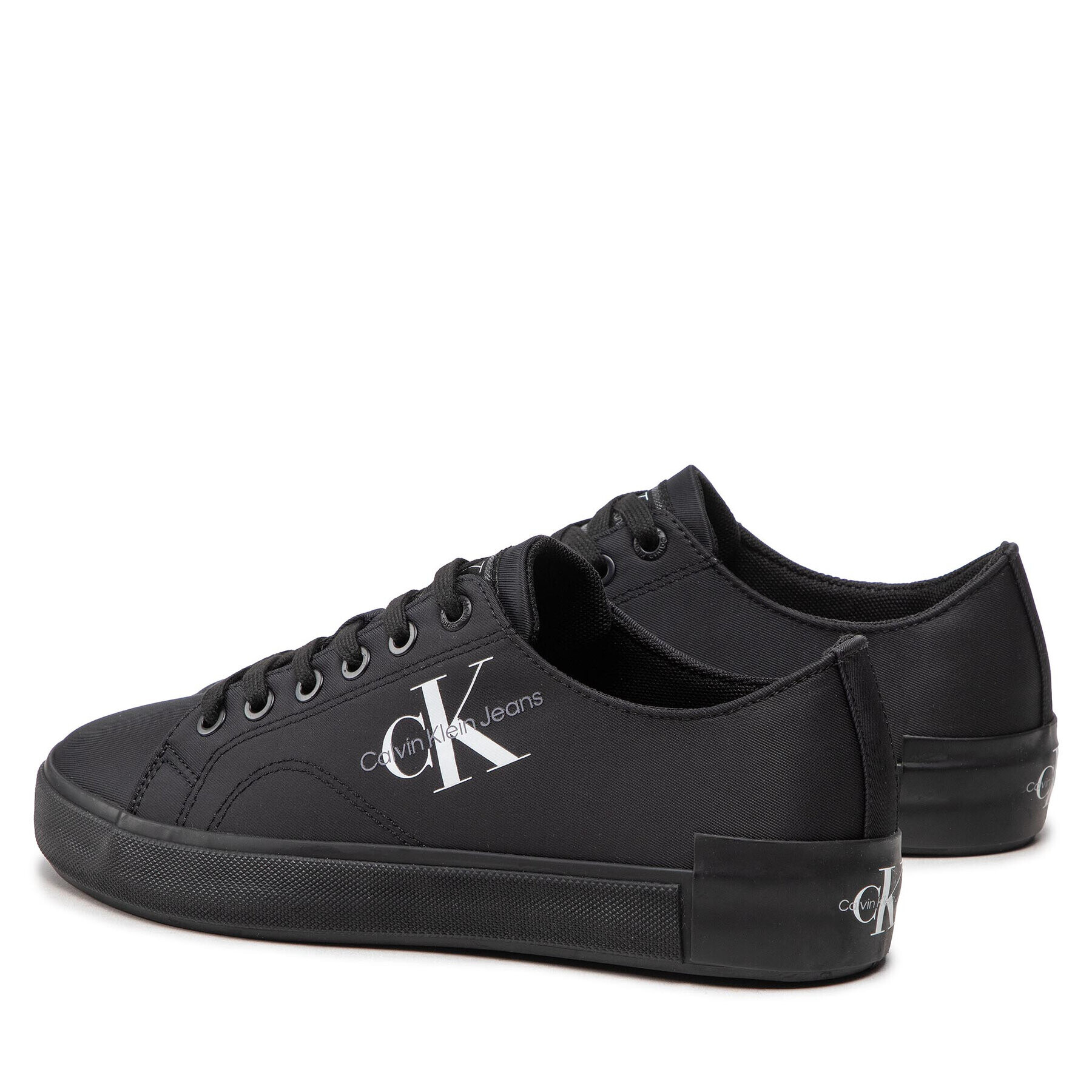 Calvin Klein Jeans Sneakersy Ess Vulcanized Laceup Low Ny YW0YW00756 Černá - Pepit.cz