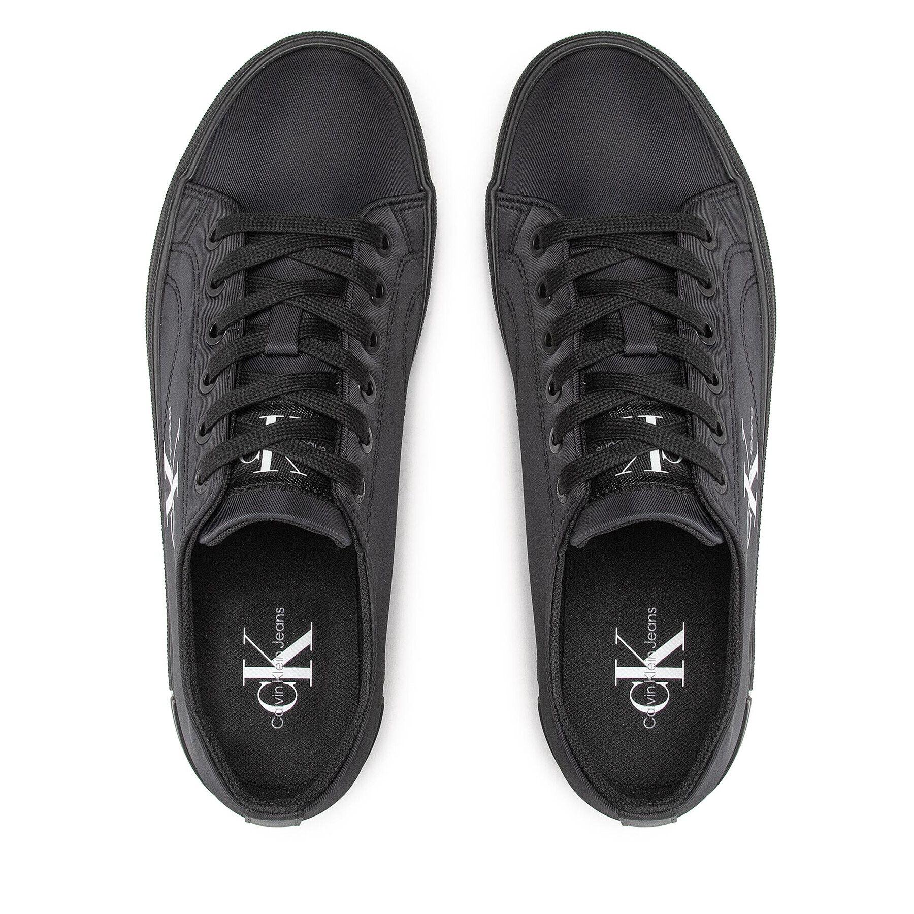 Calvin Klein Jeans Sneakersy Ess Vulcanized Laceup Low Ny YW0YW00756 Černá - Pepit.cz