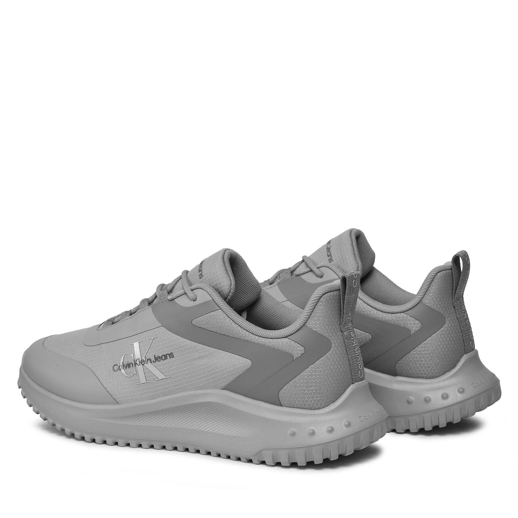 Calvin Klein Jeans Sneakersy Eva Runner Low Lace Ml Mix YM0YM00968 Bílá - Pepit.cz