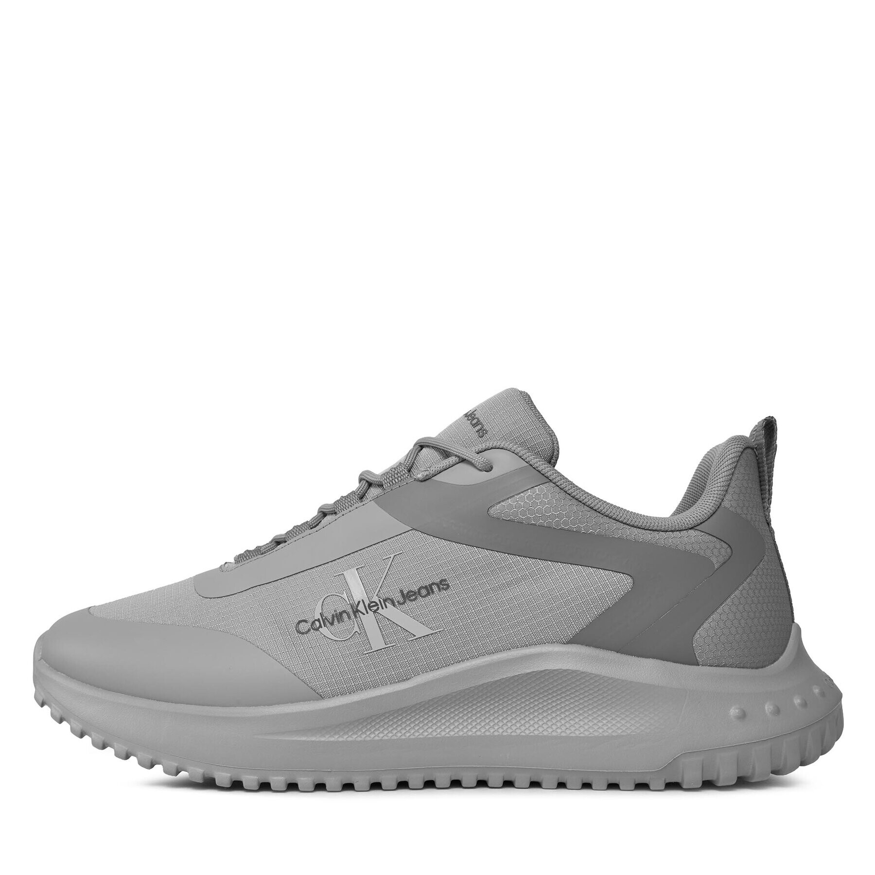 Calvin Klein Jeans Sneakersy Eva Runner Low Lace Ml Mix YM0YM00968 Bílá - Pepit.cz