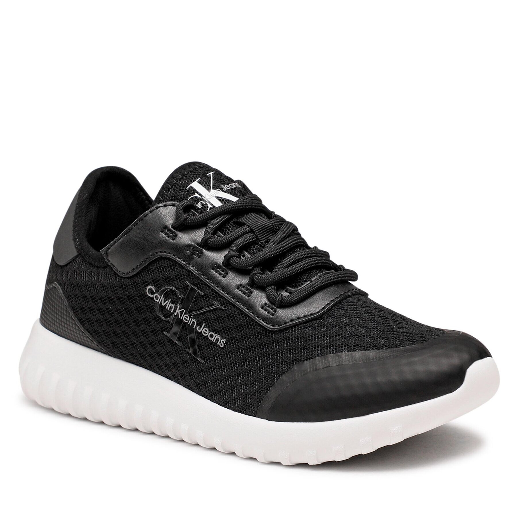 Calvin Klein Jeans Sneakersy Eva Runner Monologo W YW0YW00885 Černá - Pepit.cz